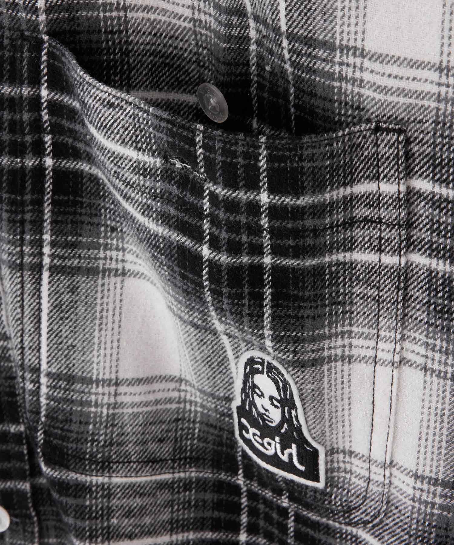 FACE FLANNEL SHIRT X-girl