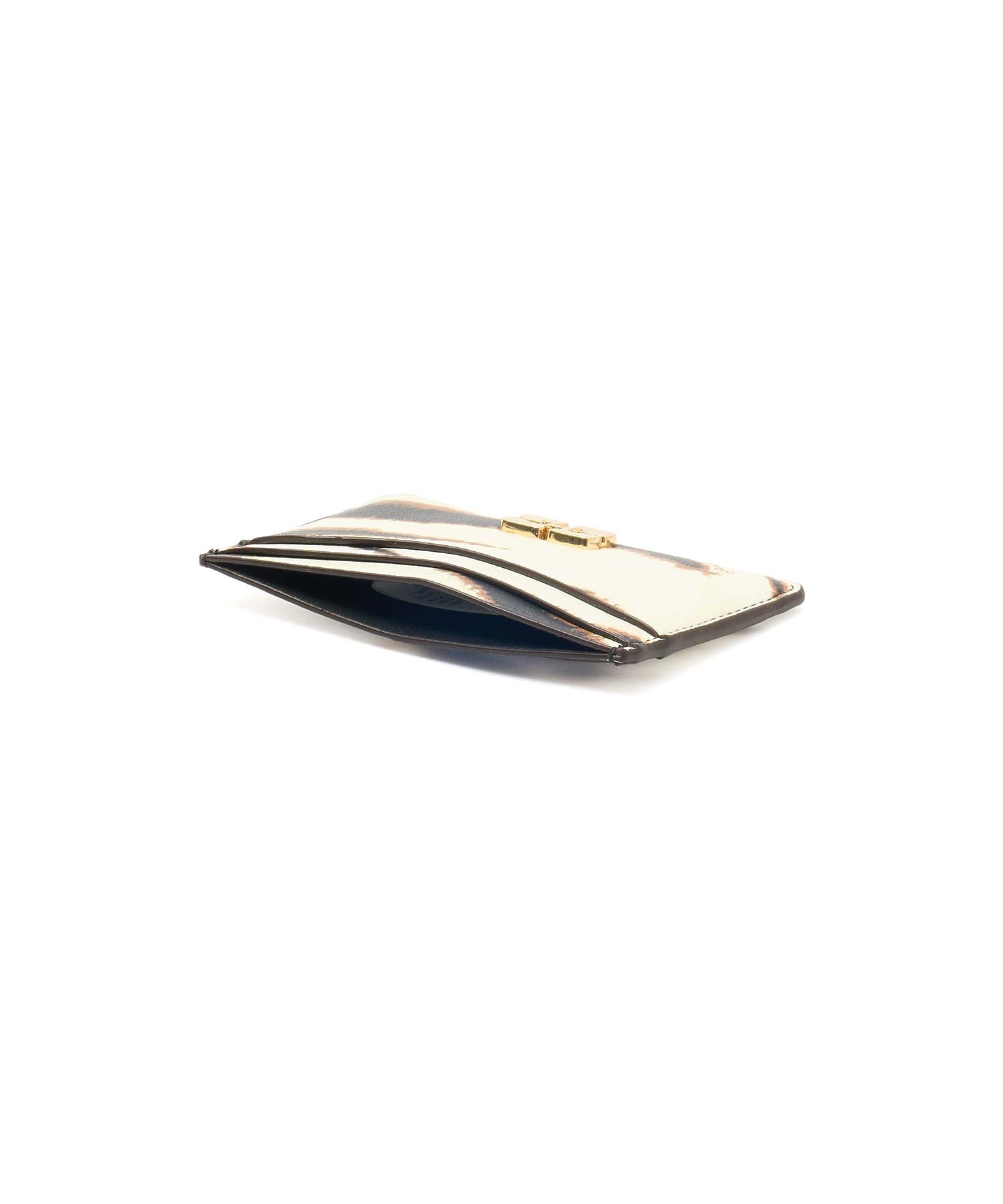 GANNI/BOU CARD HOLDER ZEBRA PRINT