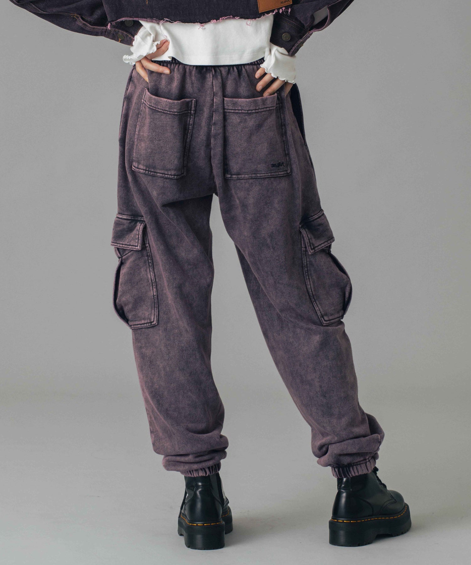 FADED CARGO SWEAT PANTS