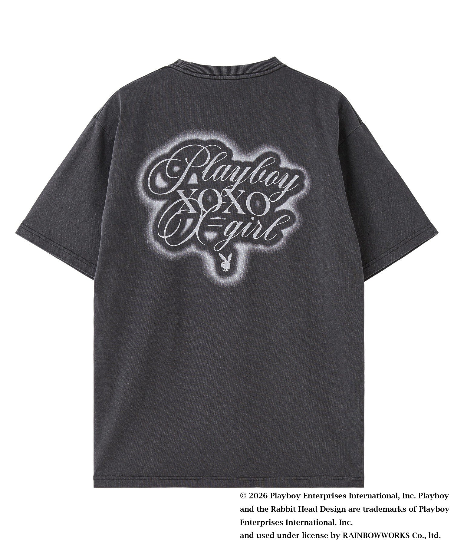 PLAYBOY × X-girl FADED S/S TEE