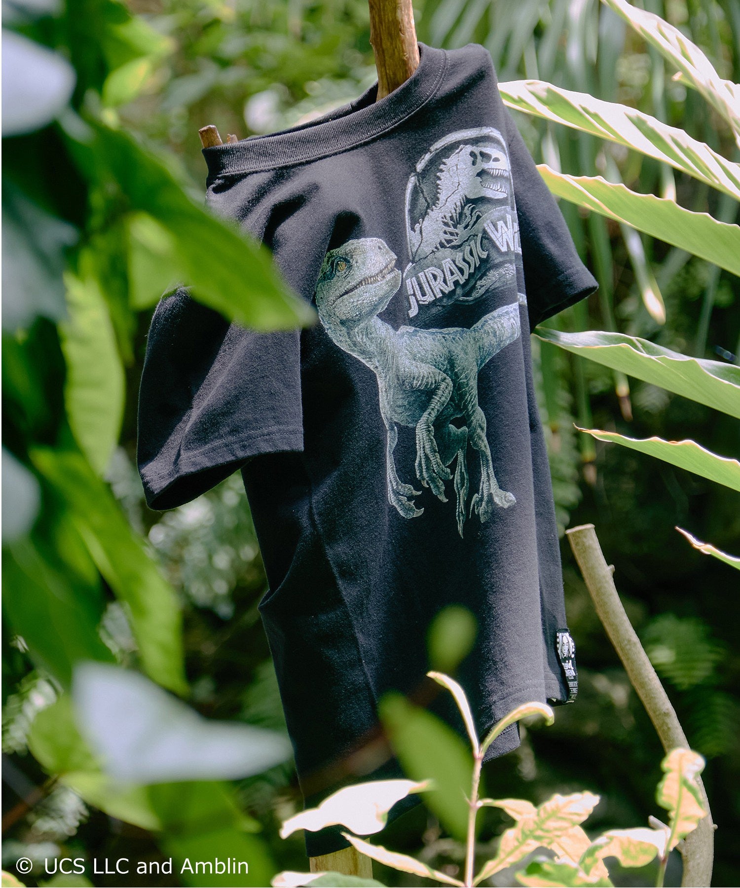 X-girl × JURASSIC WORLD S/S BABY TEE