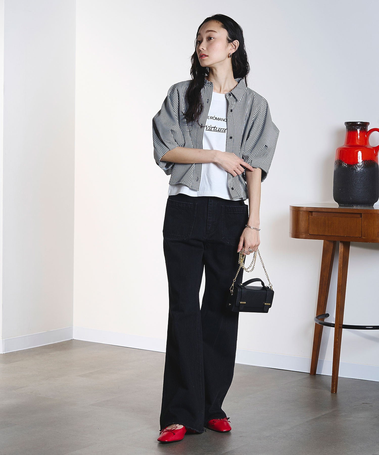 MILLELA FIRENZE/CHAIN SHOULDER BAG