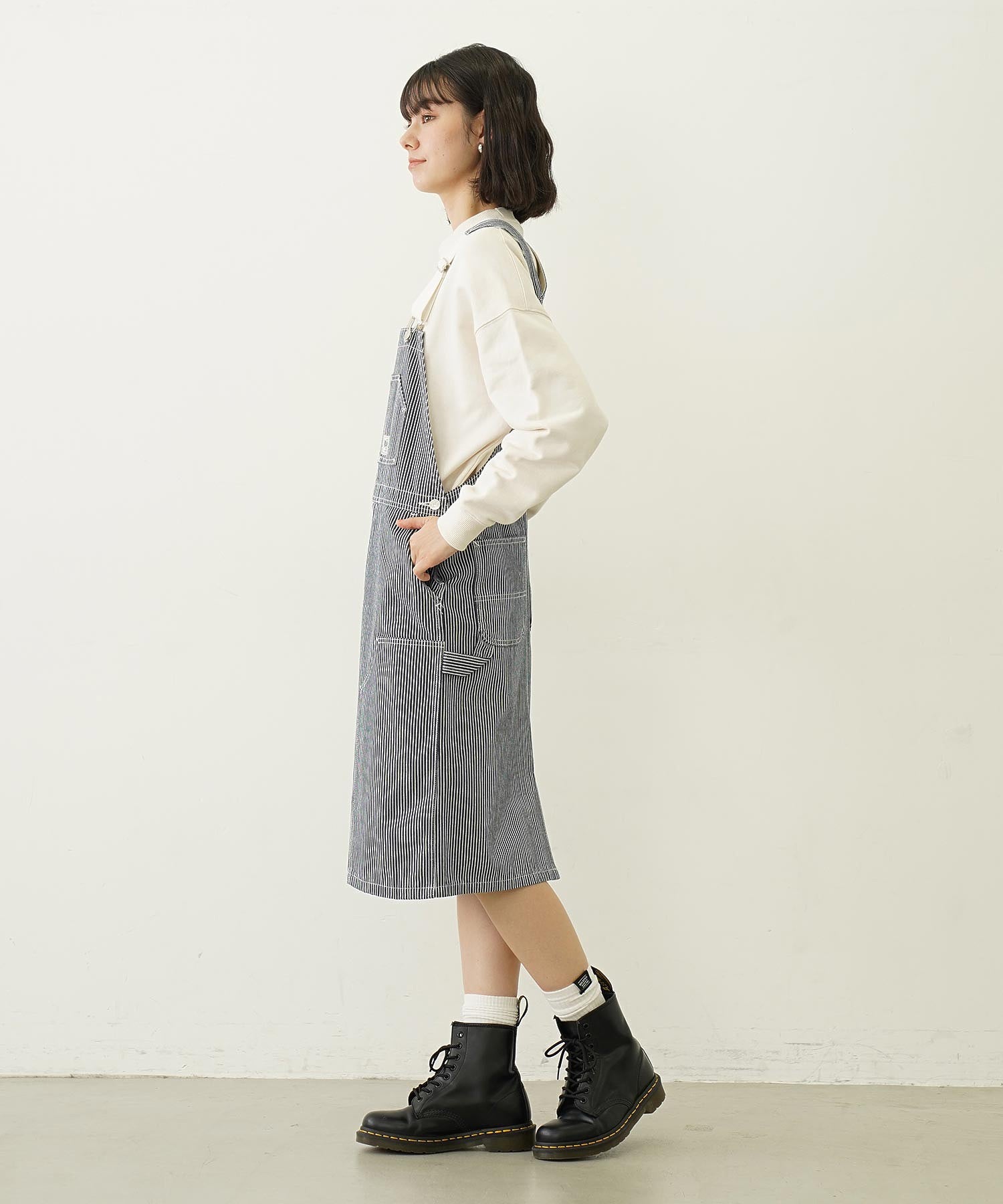 WORK STYLE SALOPETTE SKIRT