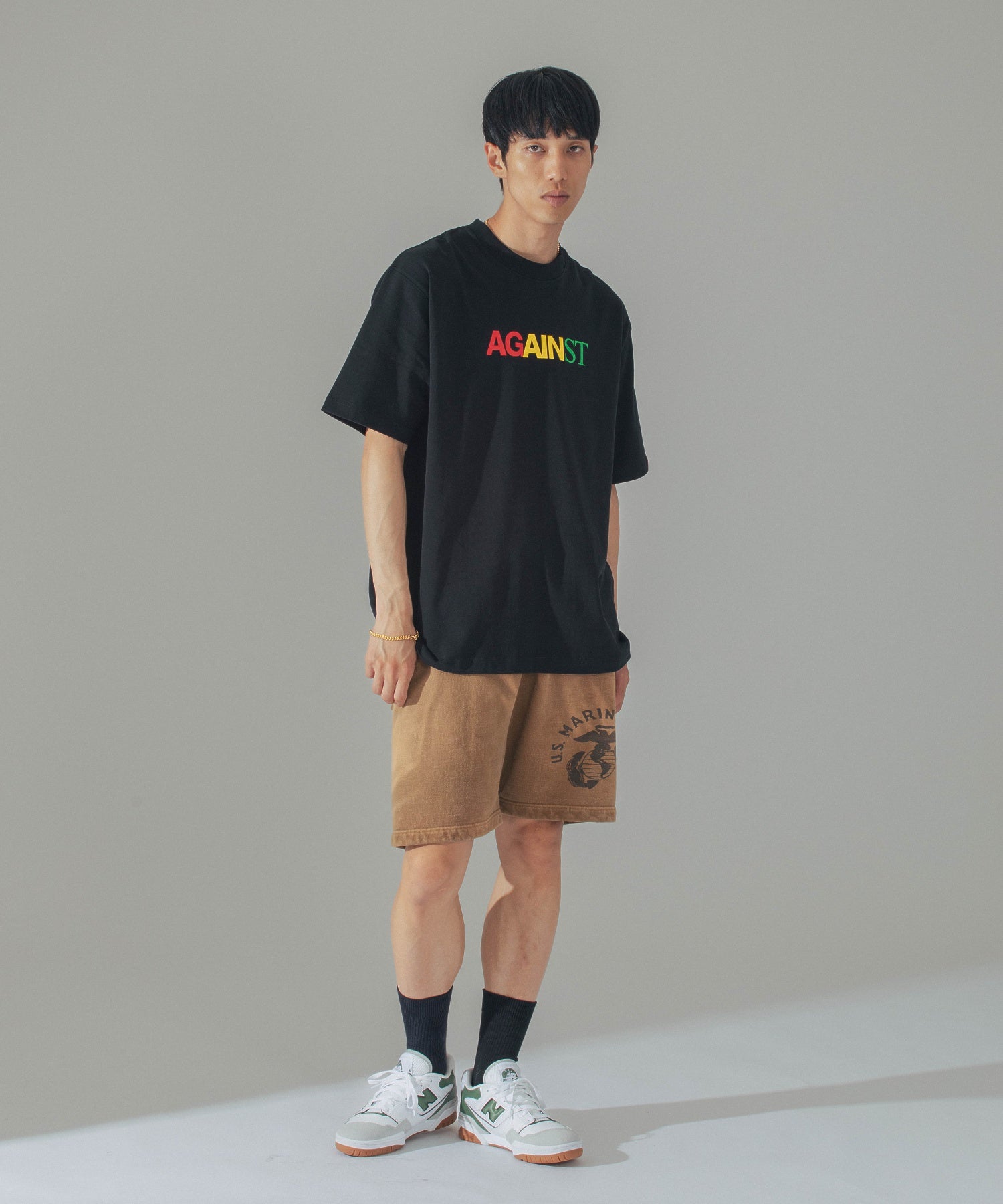 AGAINST LAB/アゲインスト ラボ/Rasta Logo Tee/TEESS24