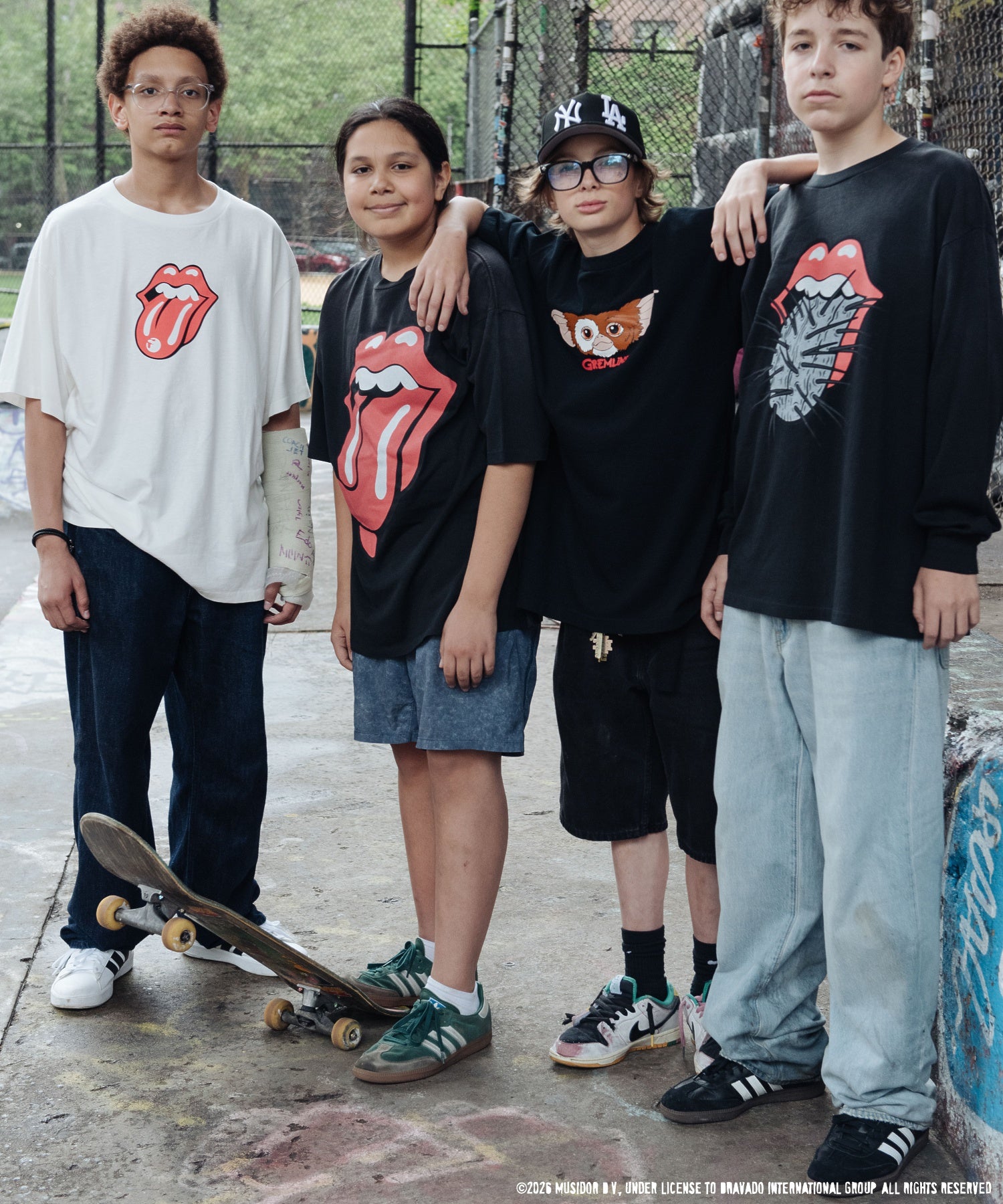 【F-LAGSTUF-F】SPLIT TONGUE S/S T-SHIRT(The Rolling Stones)