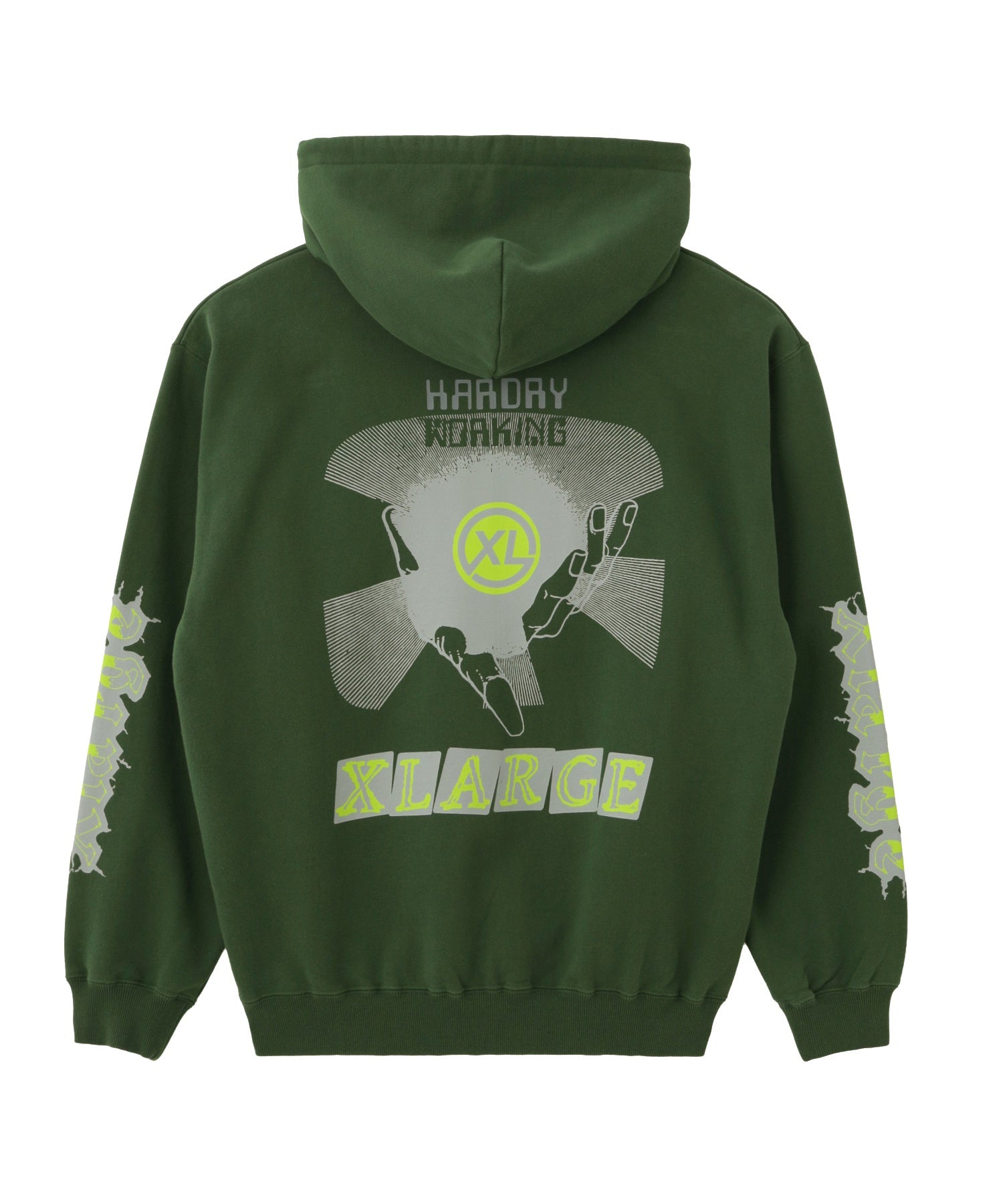 MULTI LOGO ZIP HOODED SWEATSHIRT