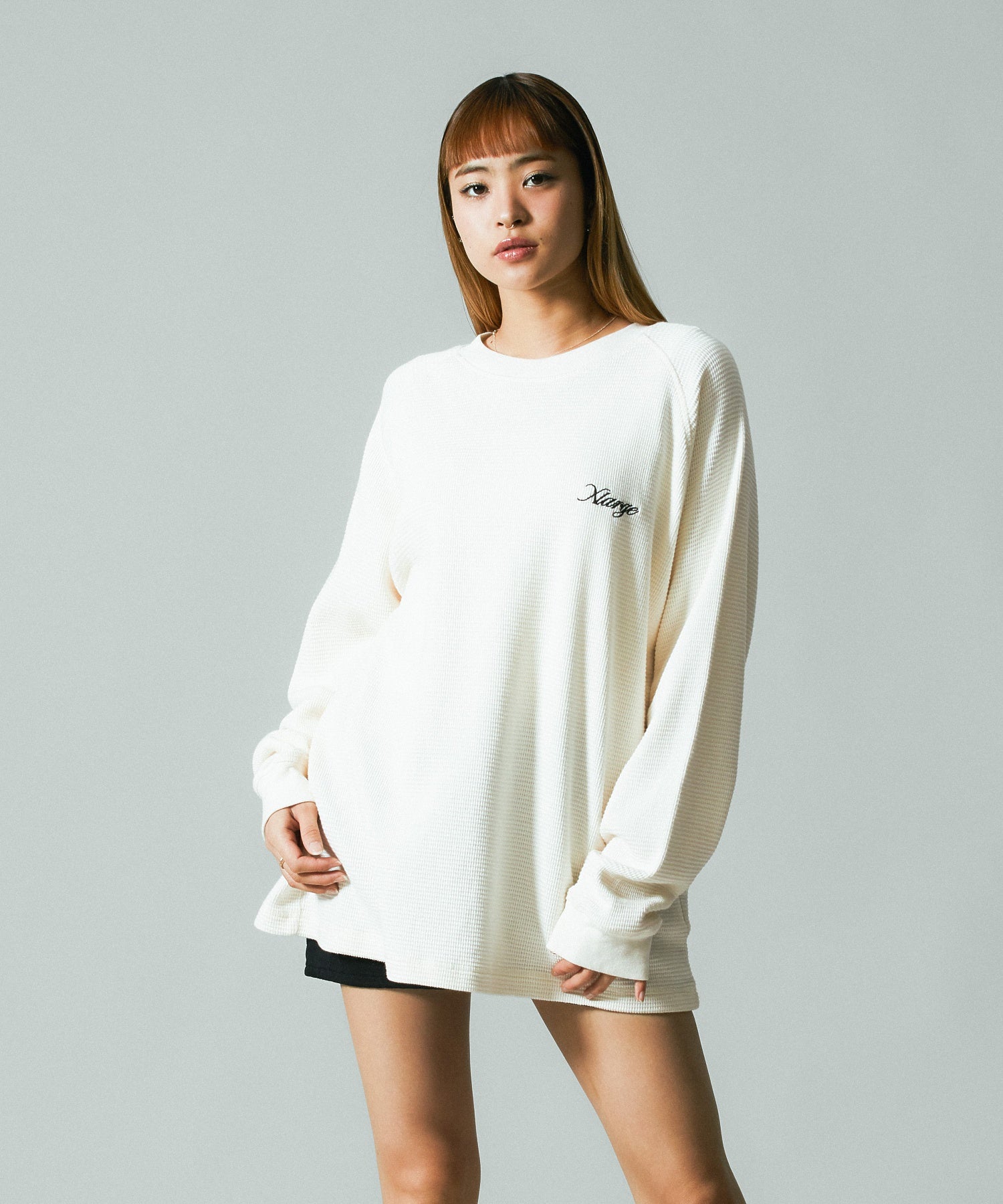 MODEL 身長165cm / 着用サイズ：Lサイズ