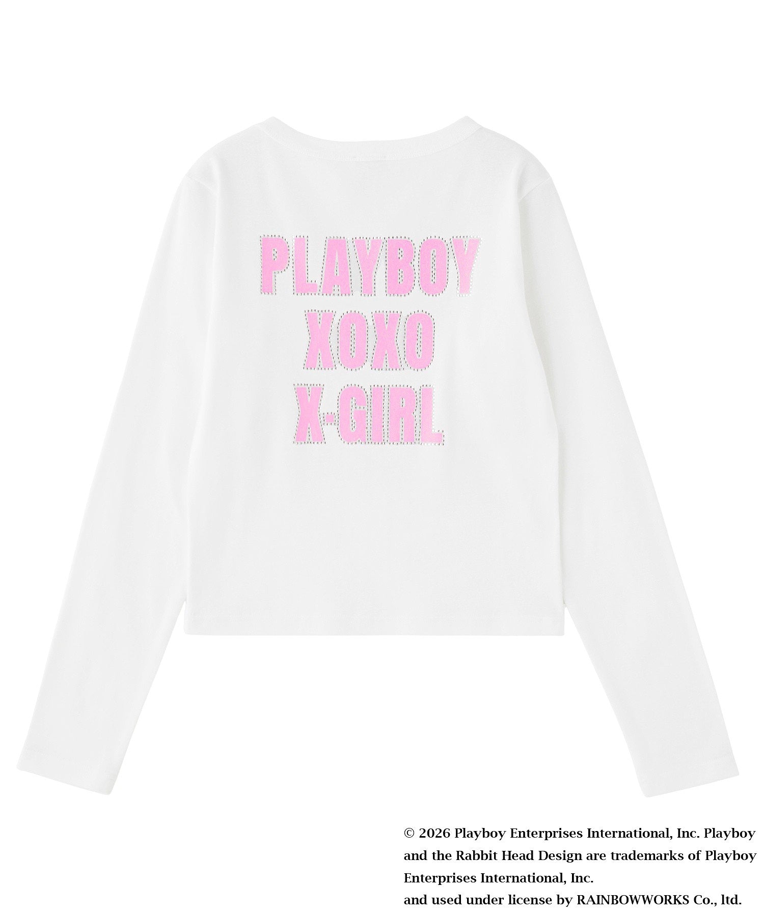 PLAYBOY × X-girl L/S BABY TEE
