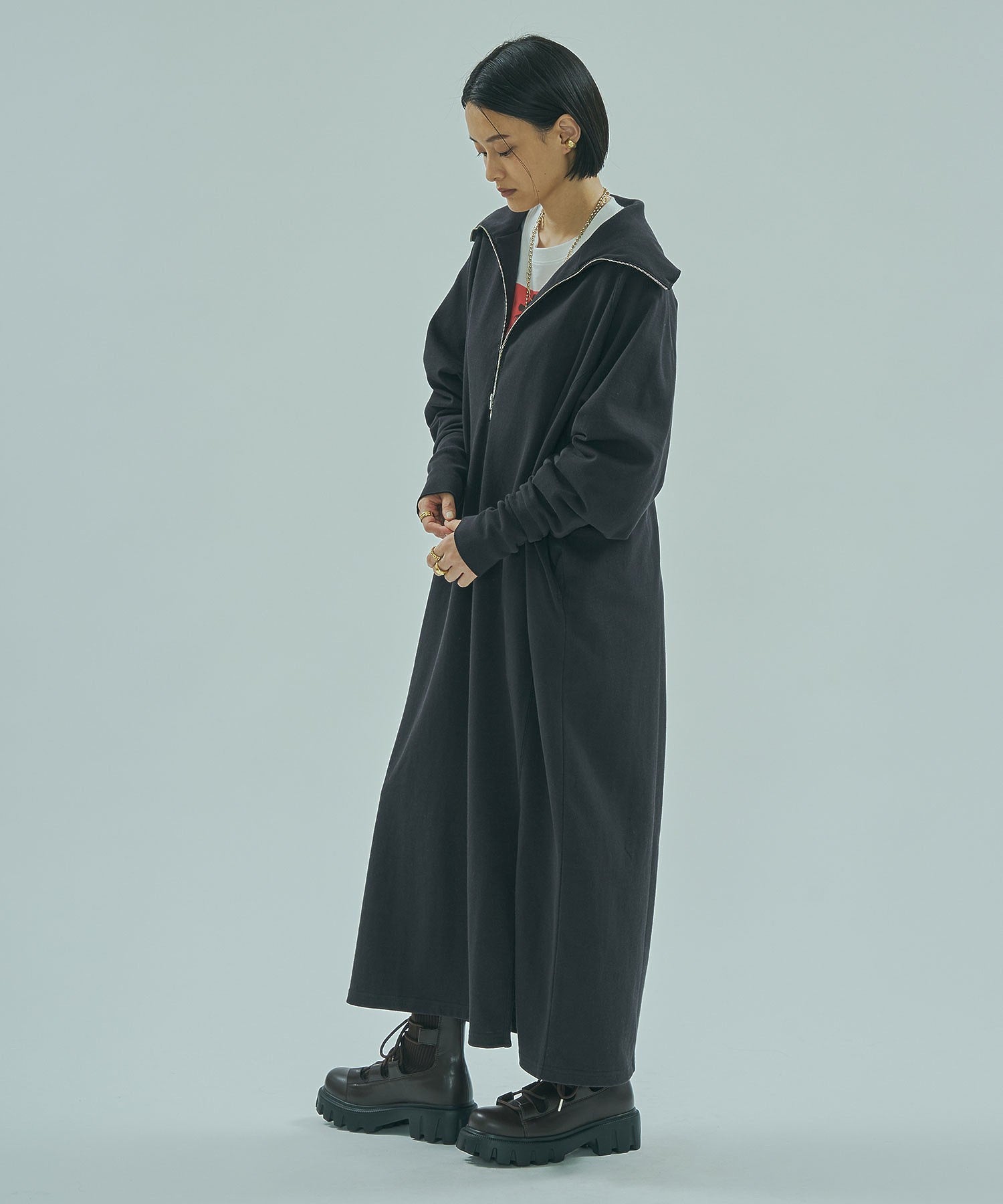 model:163cm 着用サイズ:ONE SIZE