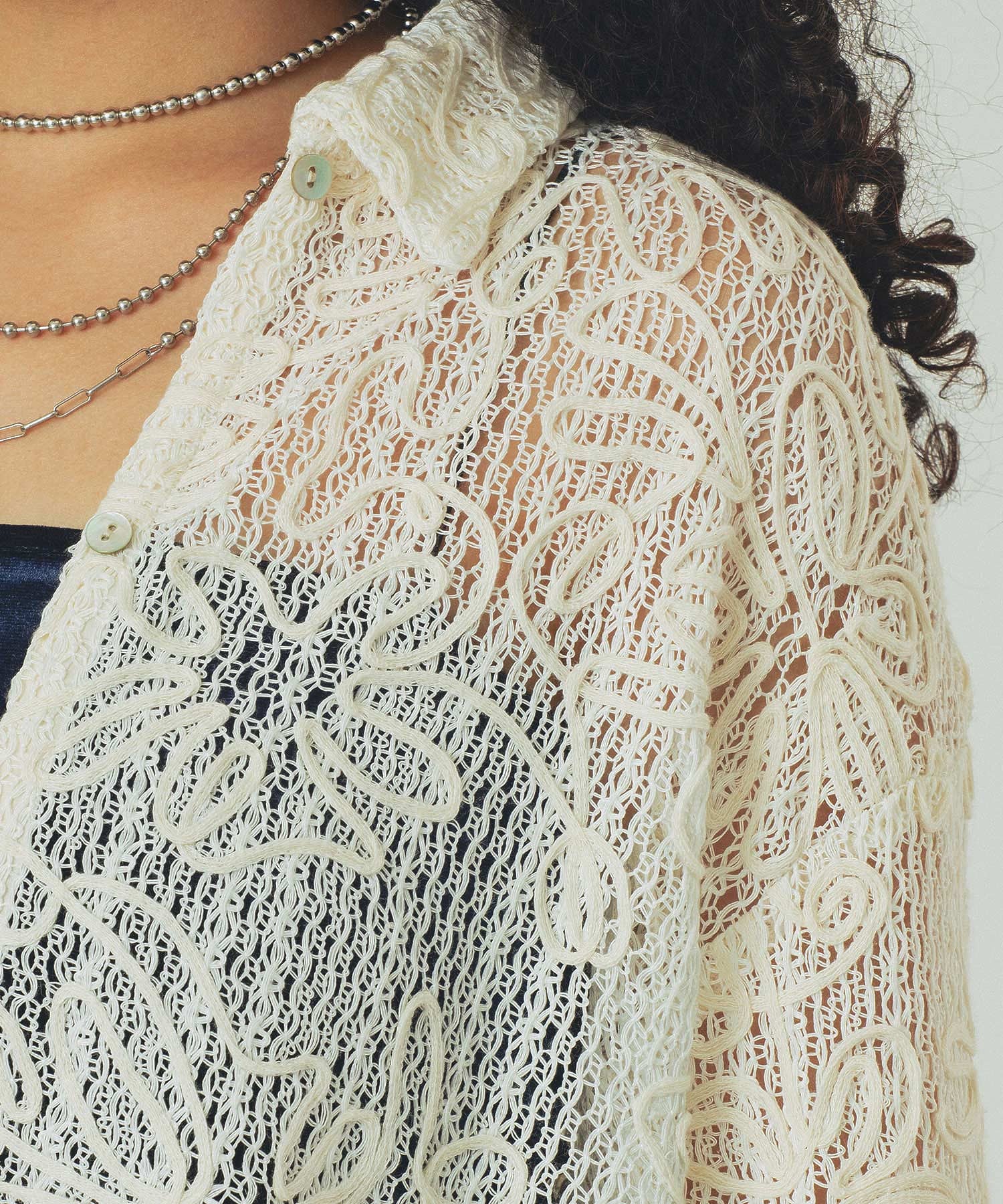 【WEB・一部店舗限定】CORDING EMBROIDERY SHIRT