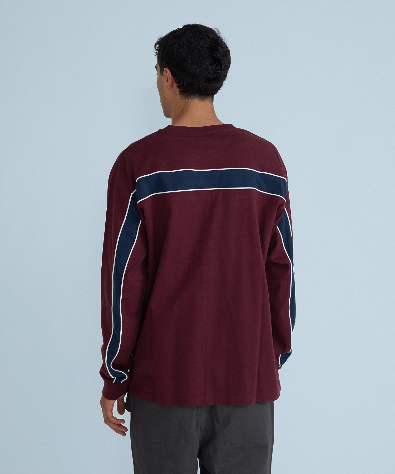 SINGLE STRIPED L/S TEE
