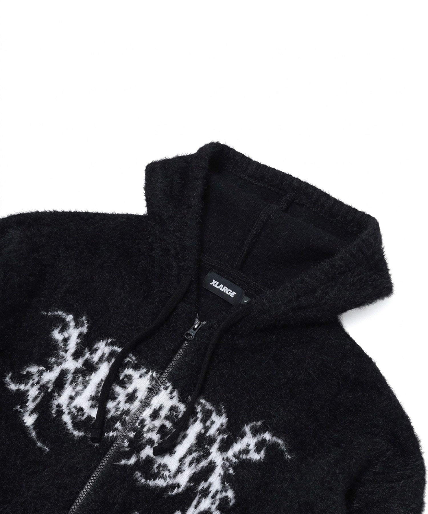JACQUARD HOODED SWEATER
