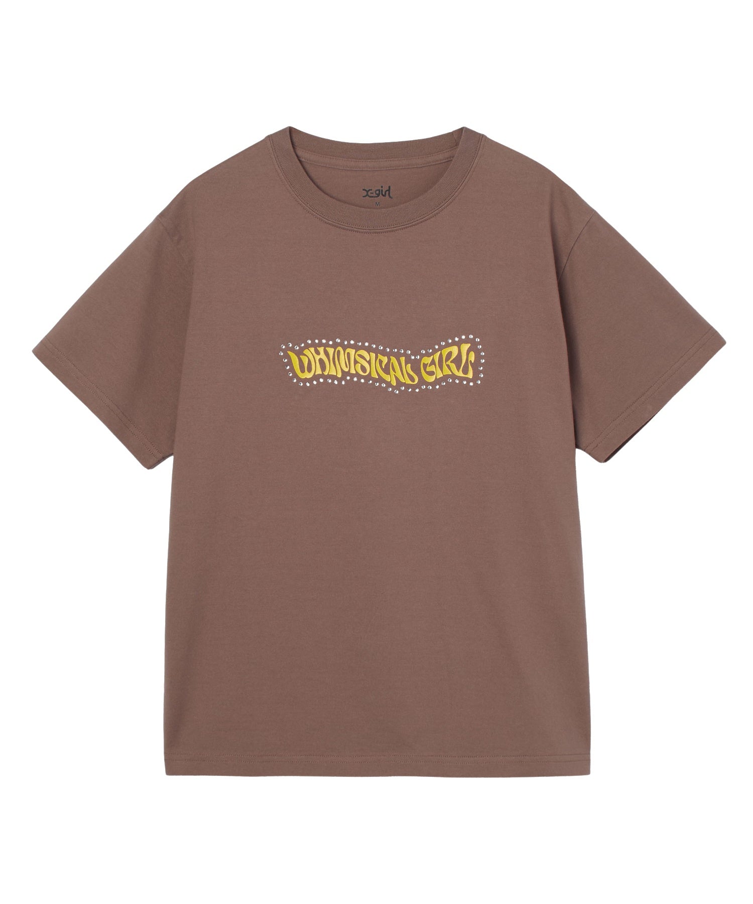 RHINESTONE AND BUTTERFLY LOGO S/S TEE