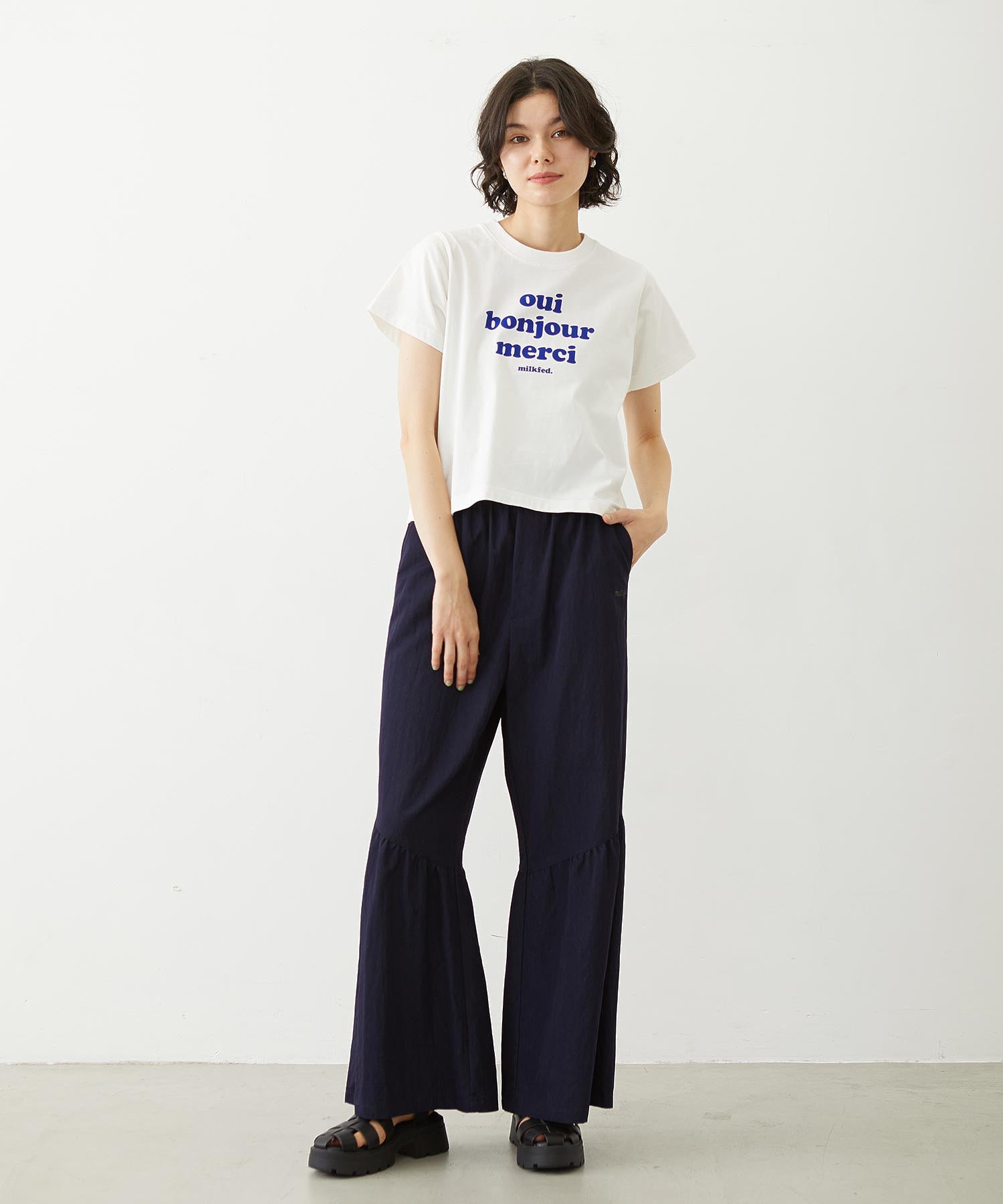 COOPER LOGO FLOCK PRINT COMPACT S/S TEE