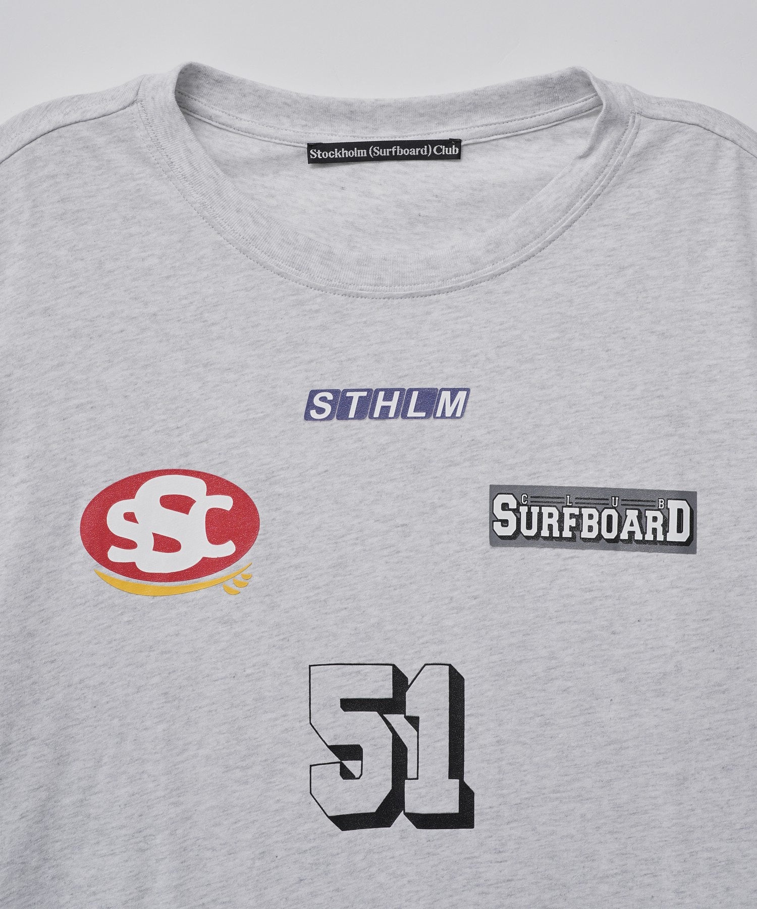 STOCKHOLM SURFBORD CLUB/ストックホルムサーフボードクラブ/Box Tee Sponsor /U1000176G94