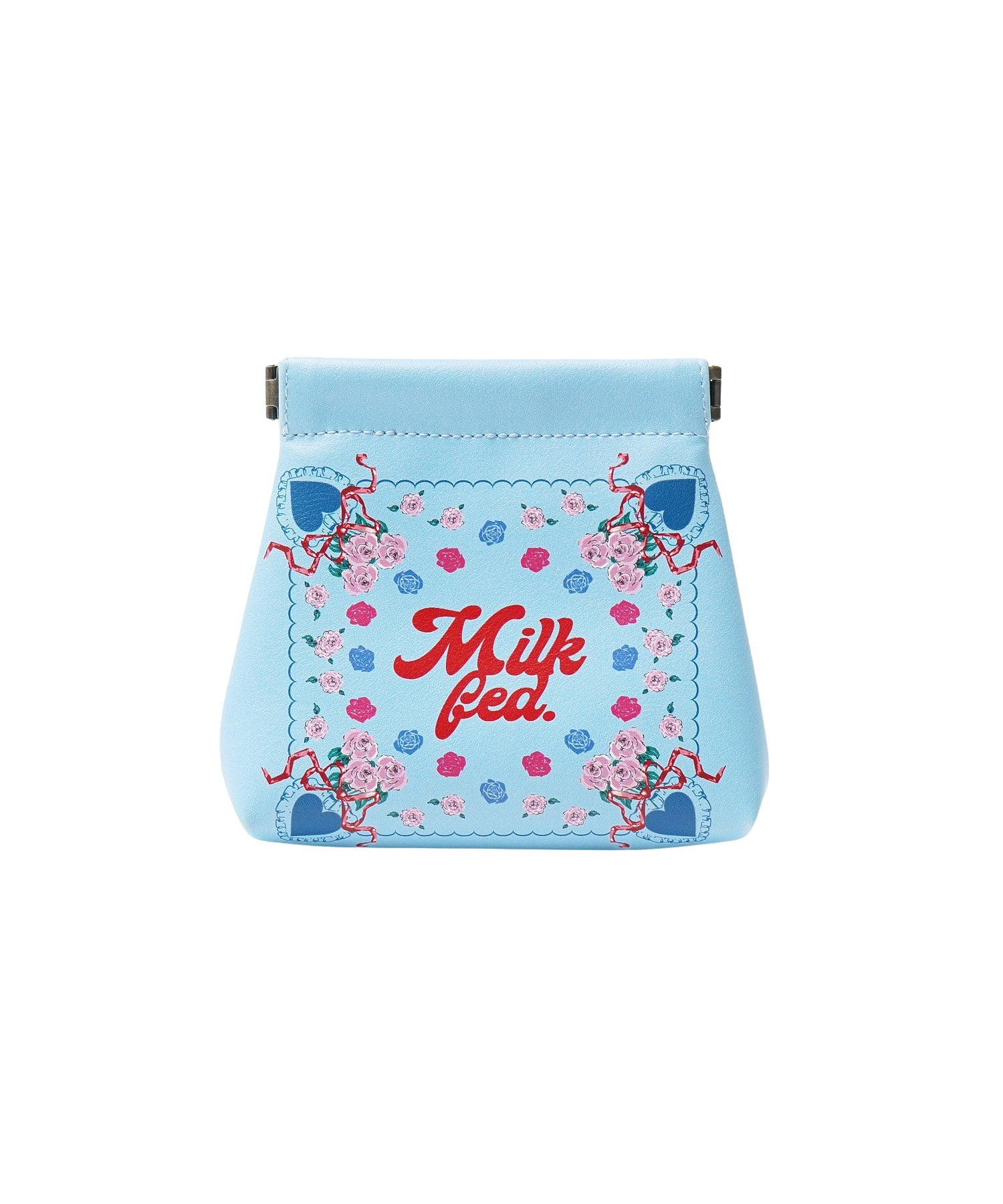 FLOWER PATTERN SPRING POUCH