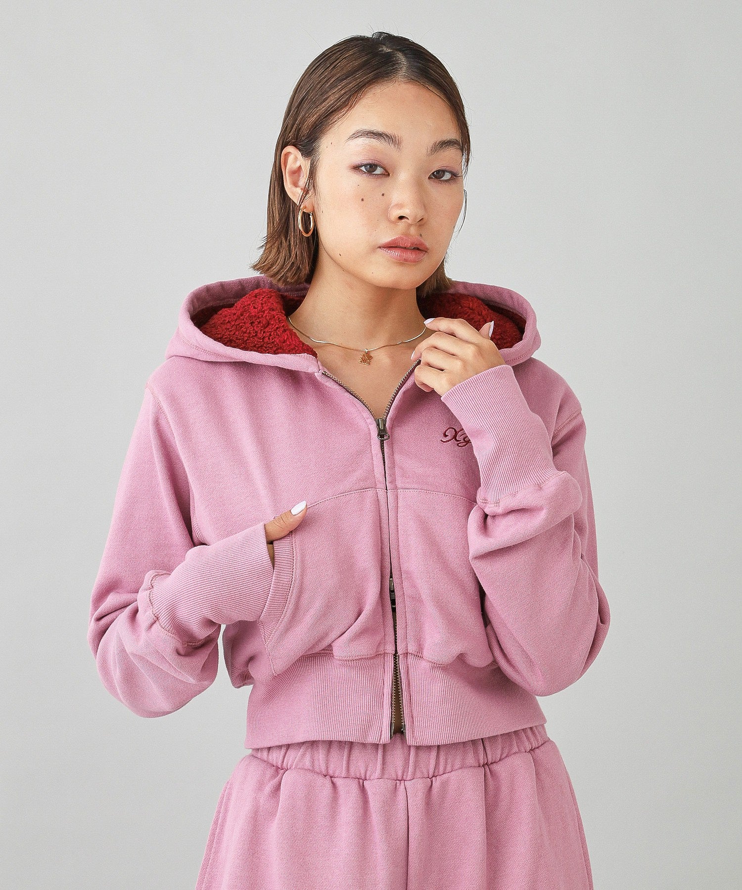 LINING BOA COMPACT ZIP UP HOODIE