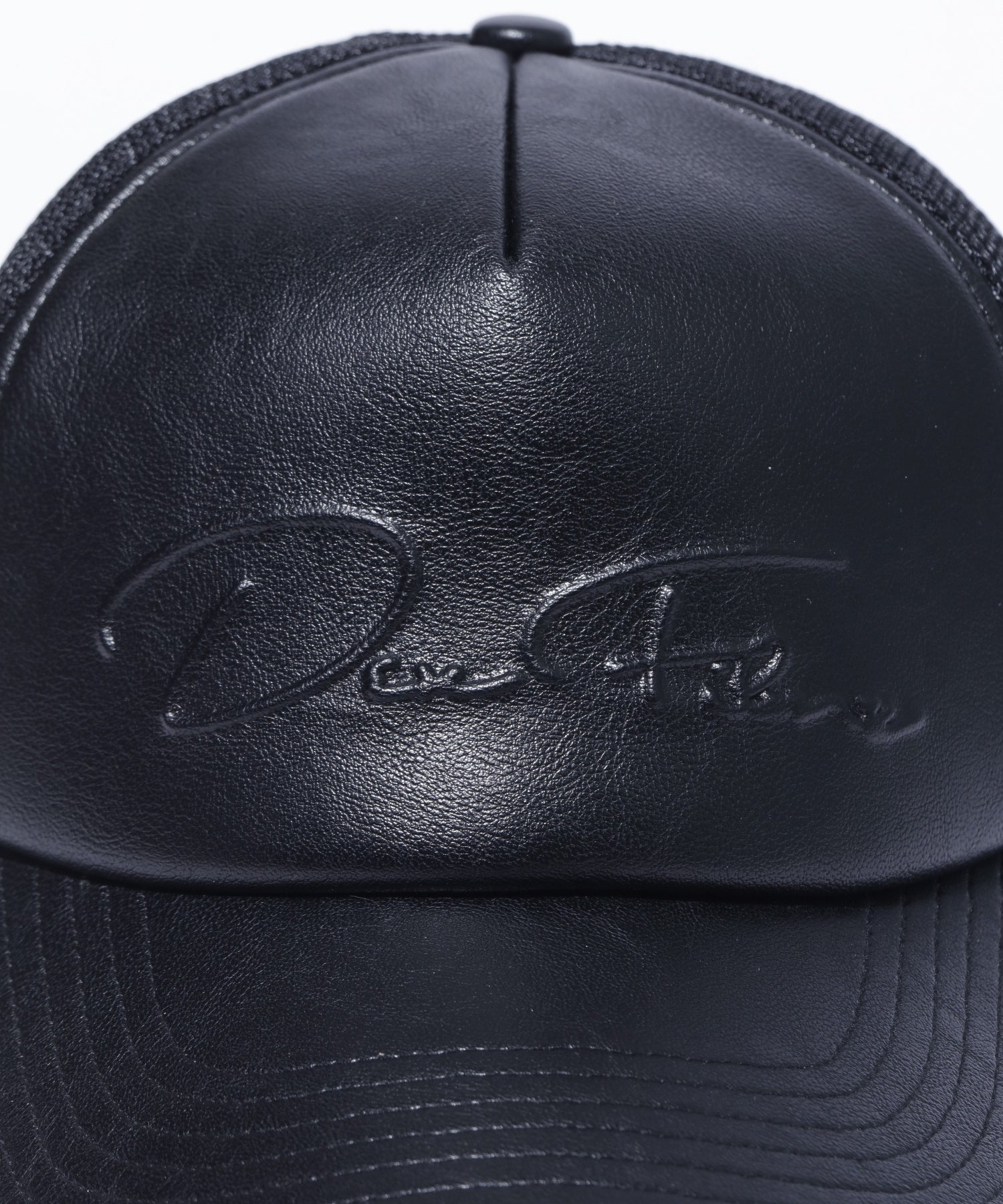 XLARGE×DexFilmz FAUX LEATHER MESH CAP