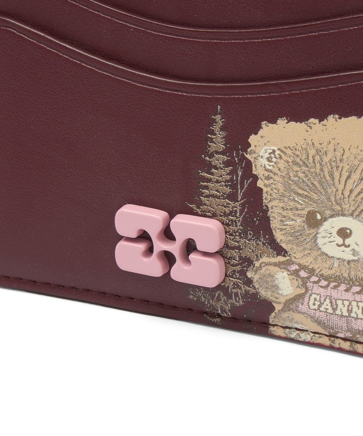 GANNI/BOU CARD HOLDER PRINTED
