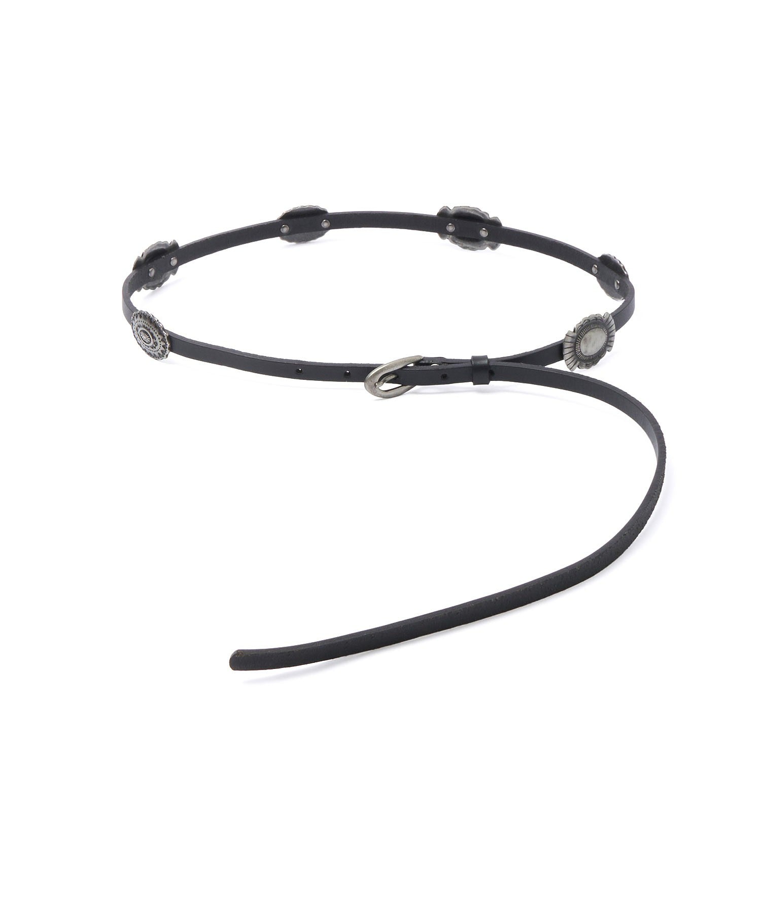 AULENTTI/COW LEATER /NIQUEL BELT
