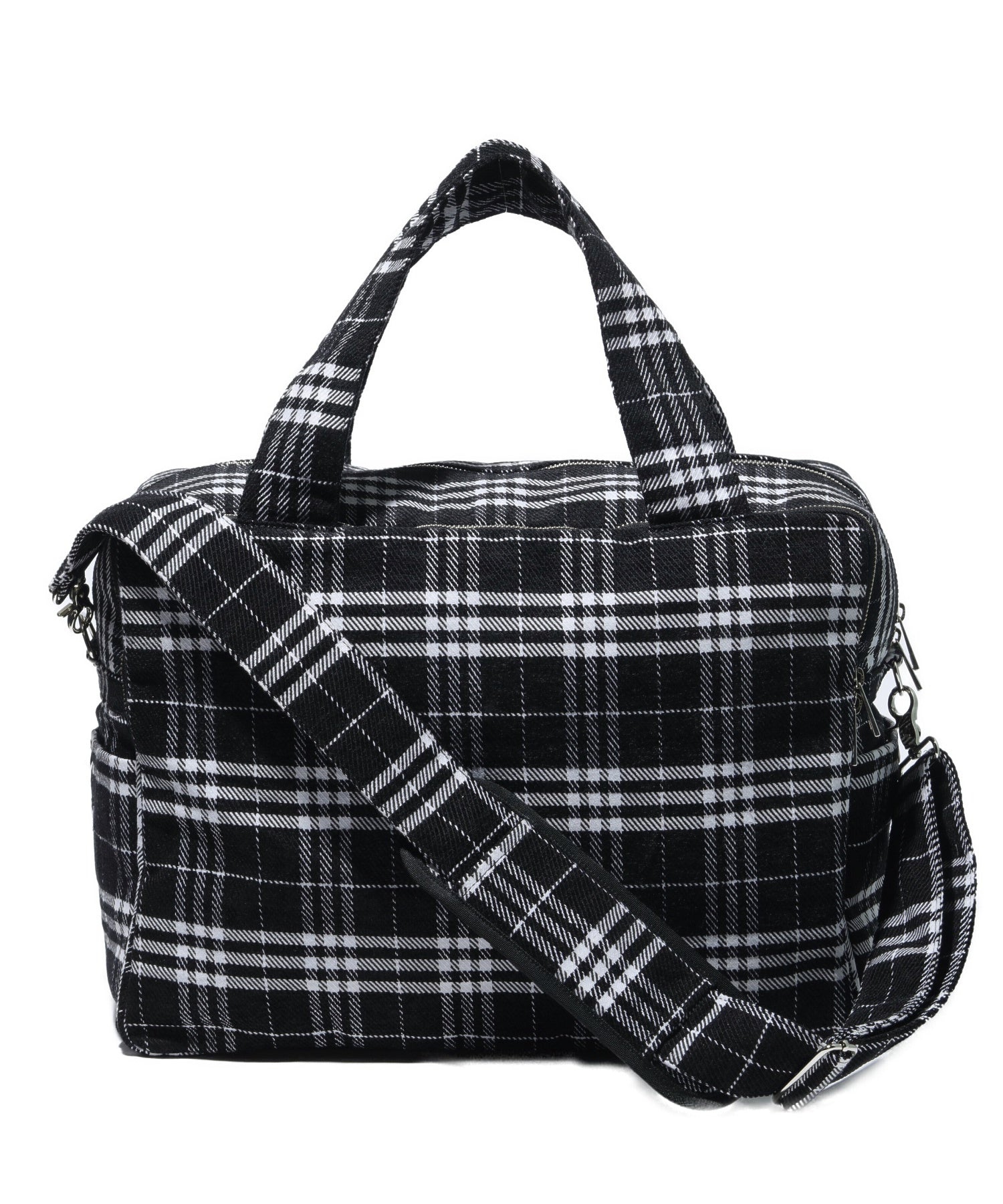PLAID TOTE BAG