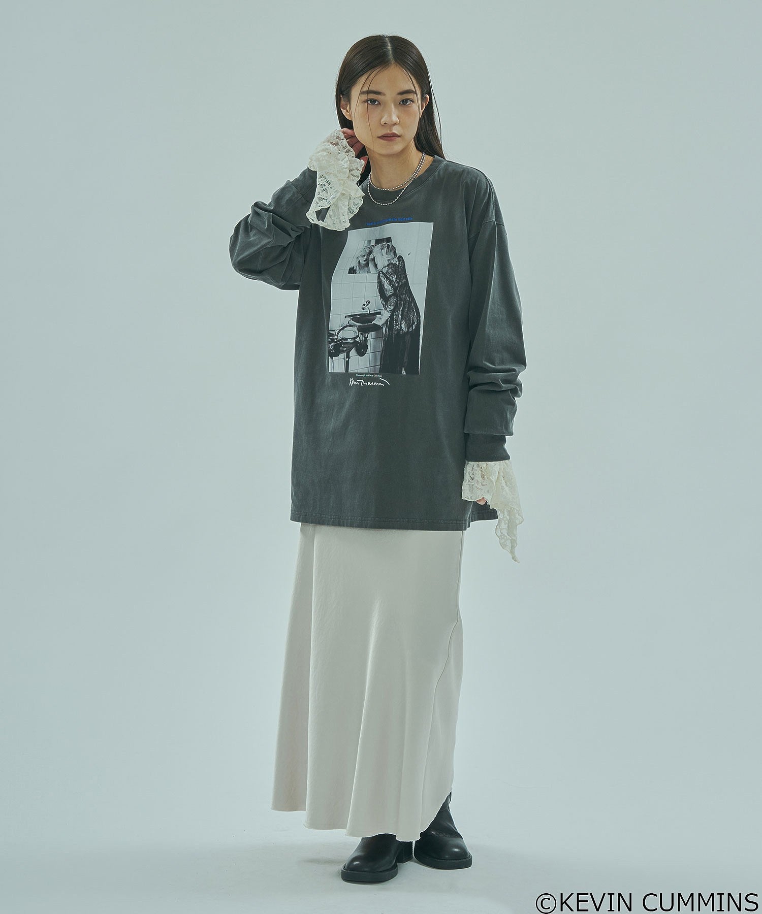 CREOLME/KEVIN CUMMINS PHOTO L/S TEE
