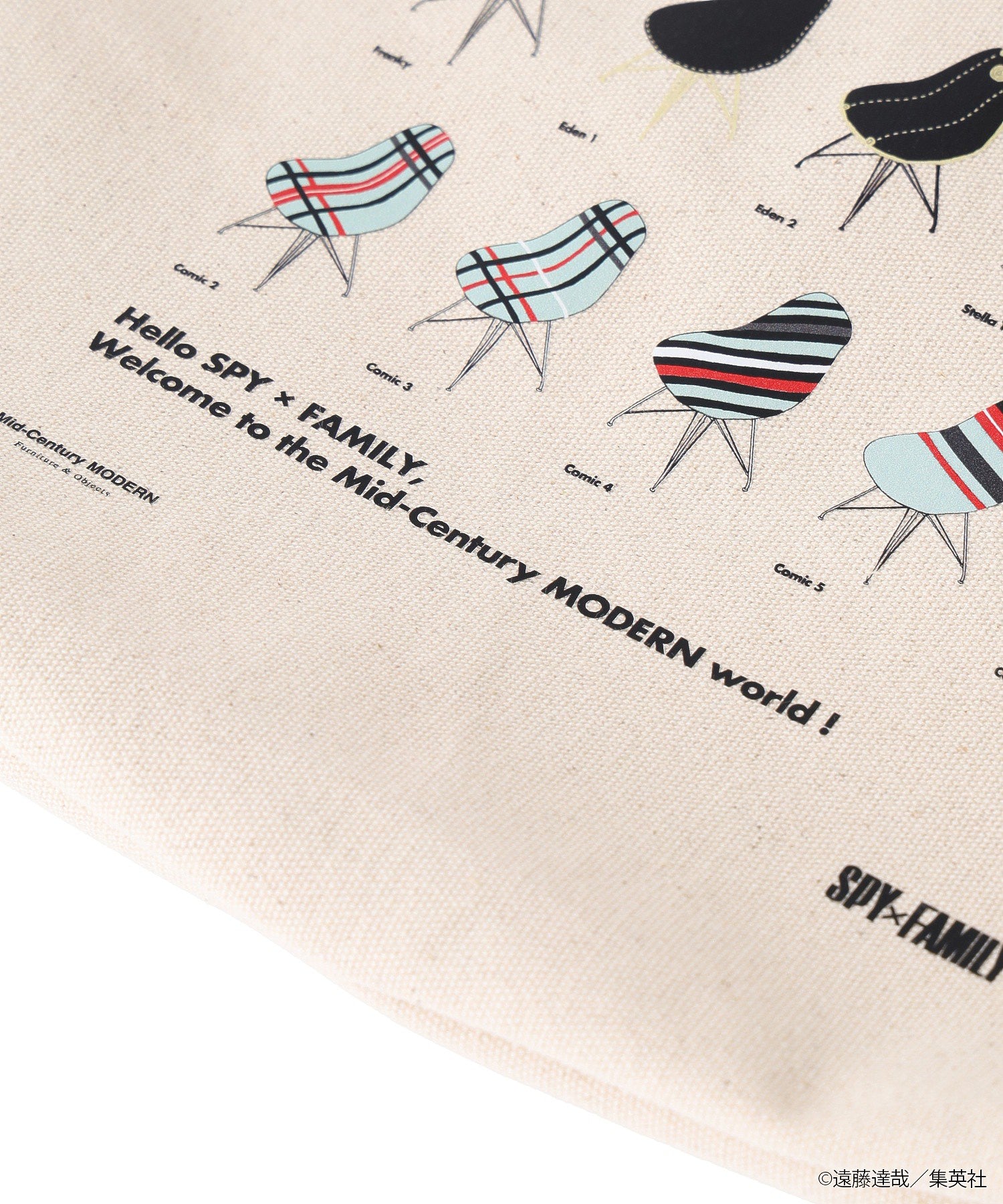 SPY×FAMILY Mid-Century MODERN TOTE BAG THE CHAIR COLLECTION