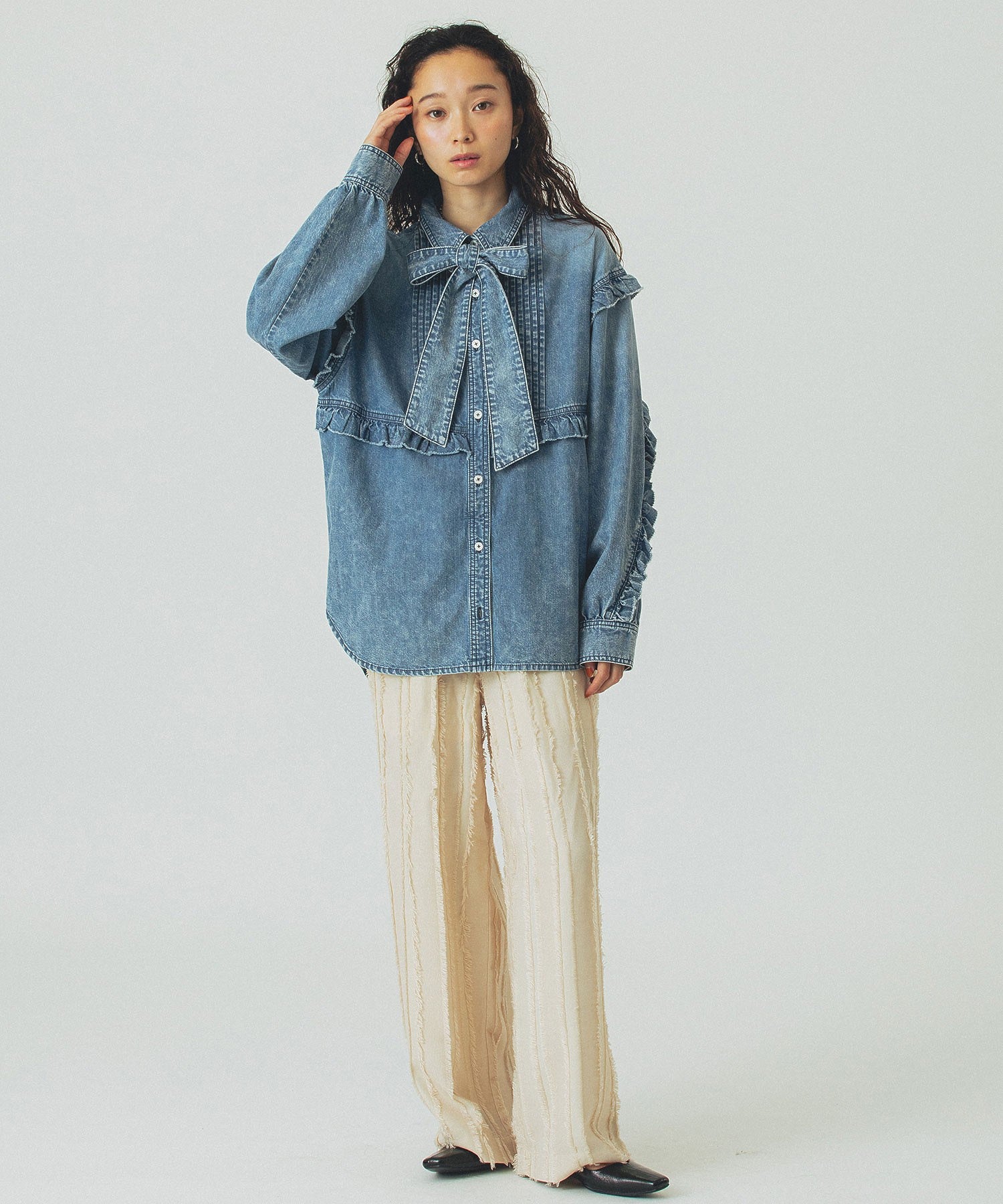 model:161cm 着用サイズ:ONE SIZE