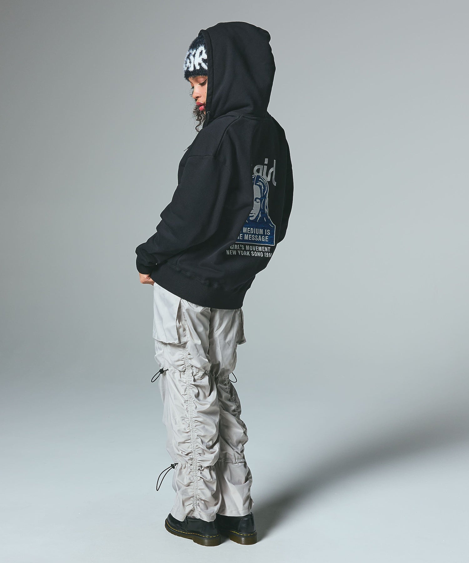 SIGNATURE LOGO SHAGGY BEANIE