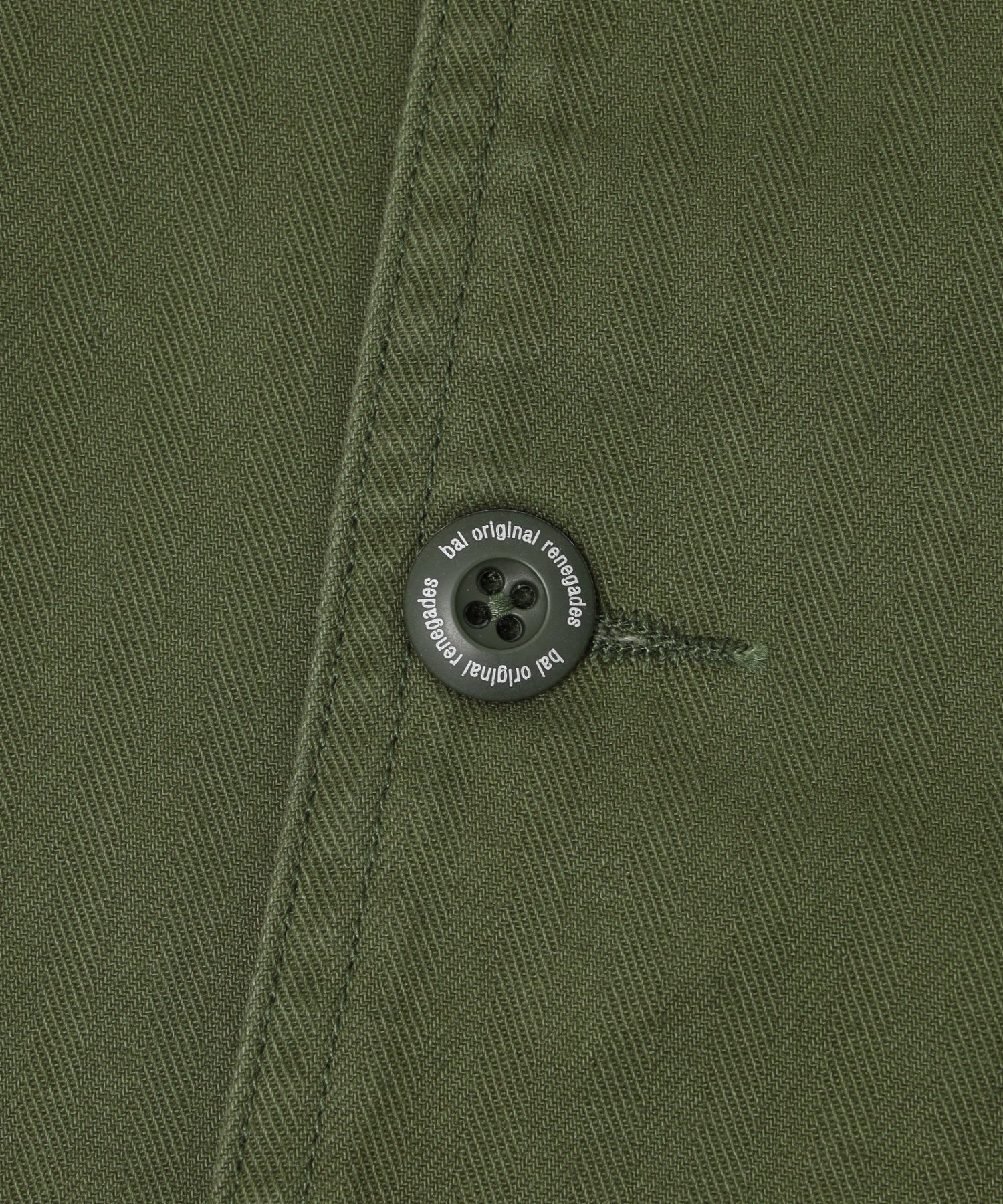 BAL/バル/CREW HERRINGBONE OVER SHIRT BAL-2186