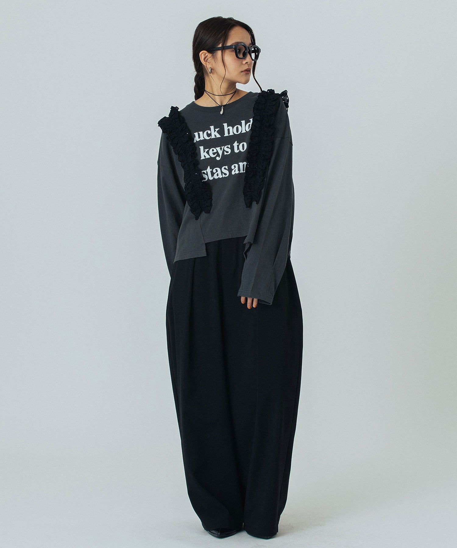 model:160cm 着用サイズ:ONE SIZE