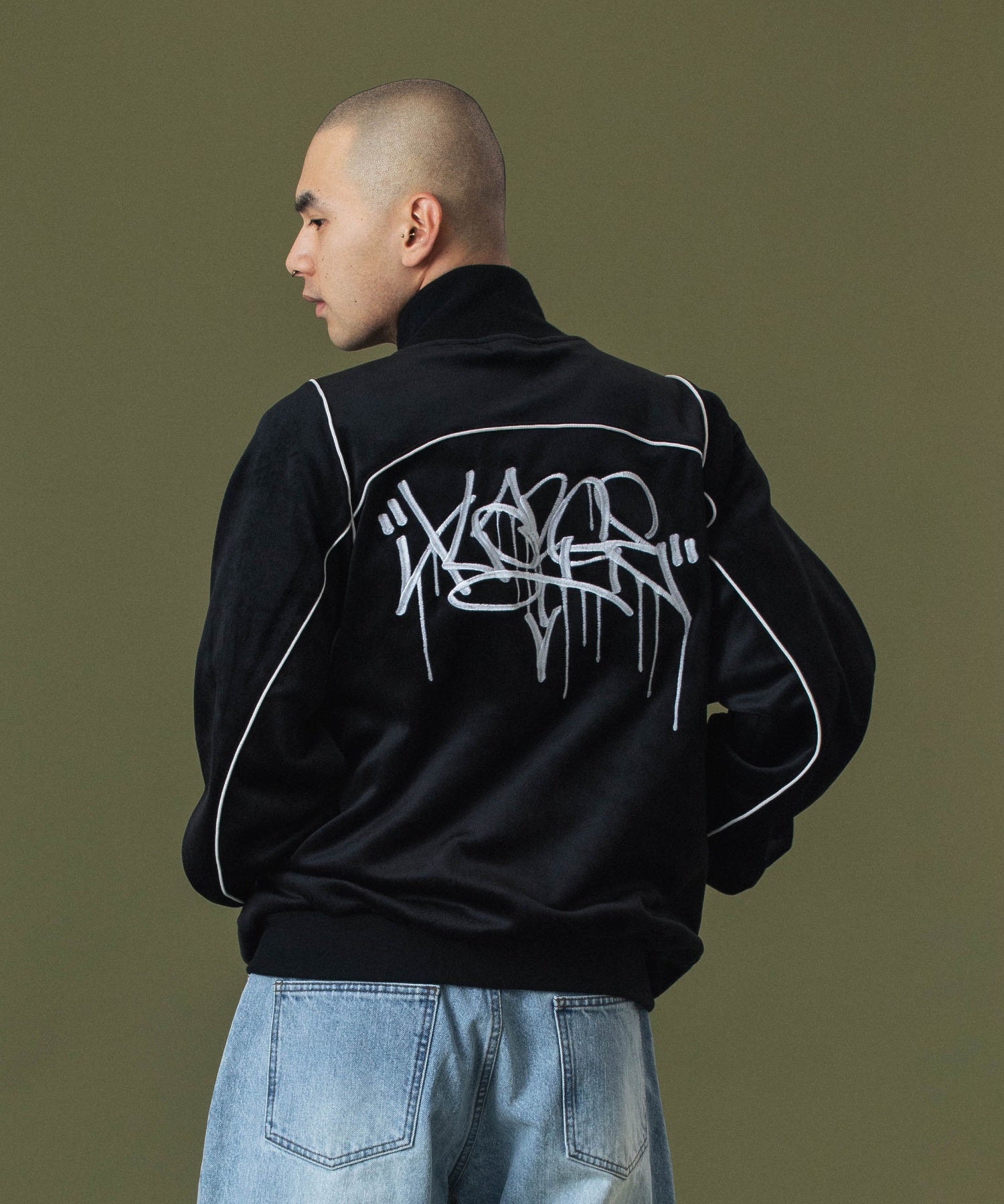 TAGGING VELOUR JACKET