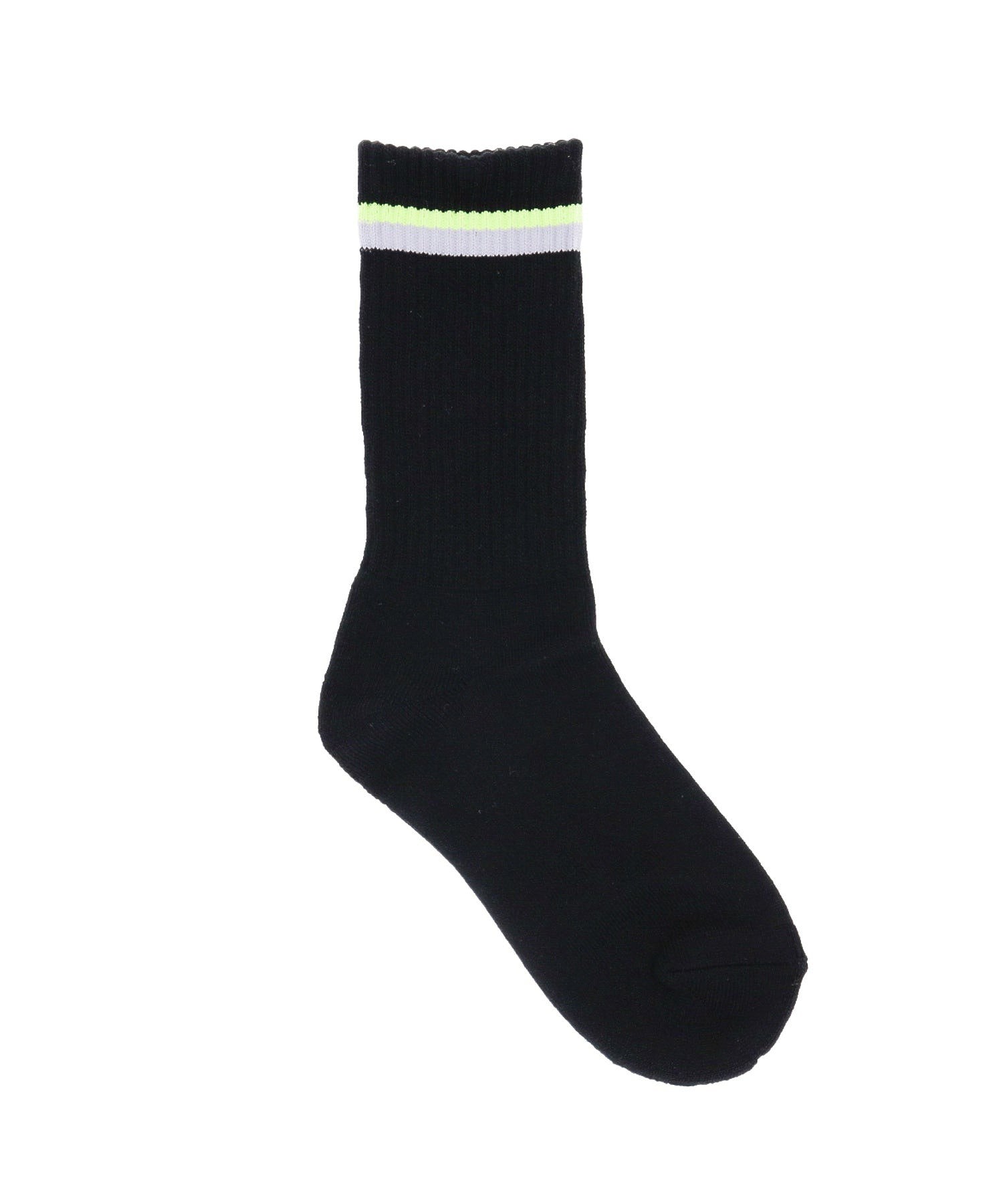 SPORTY LOGO LINE RIB SOCKS X-girl