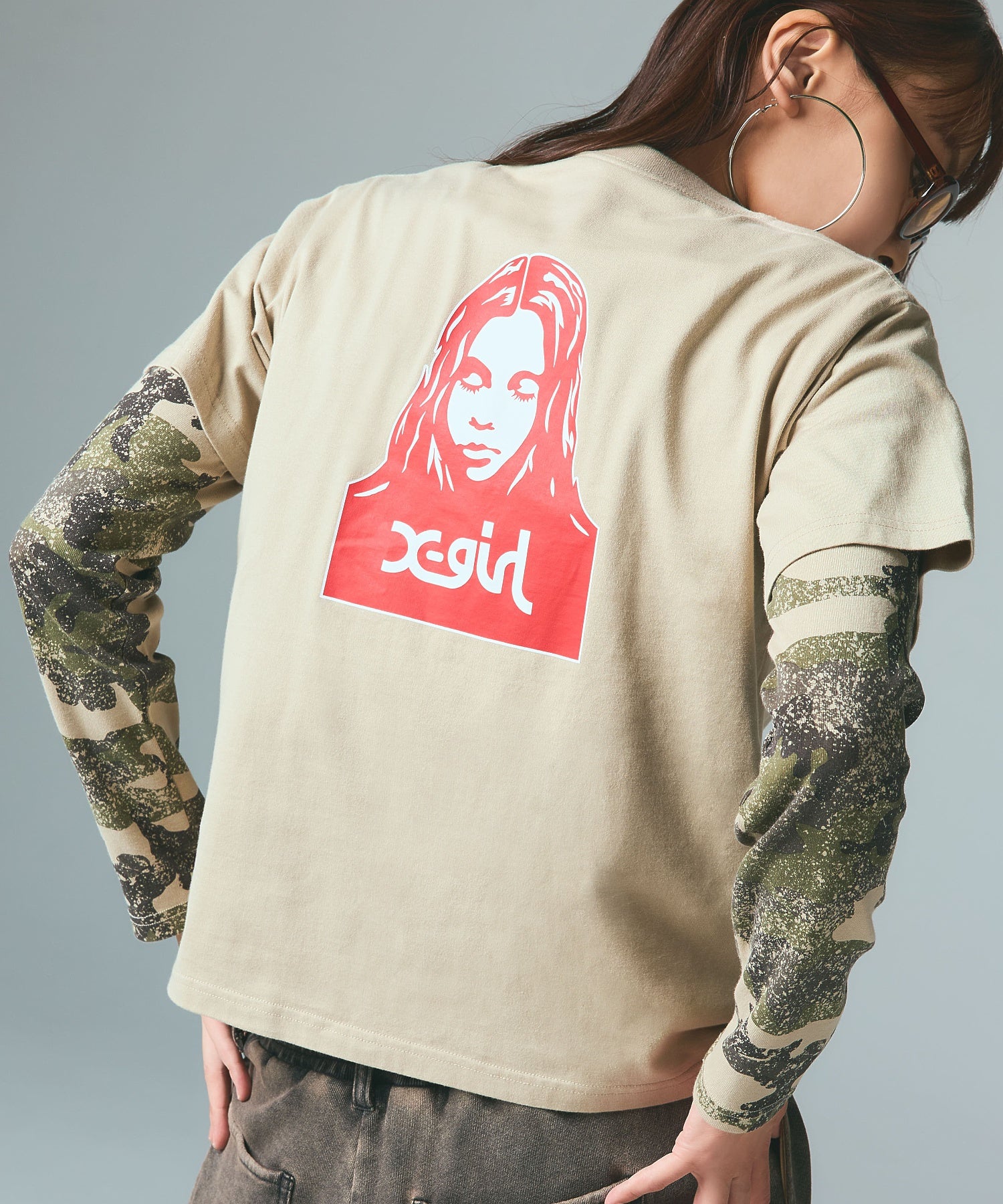 OVAL LOGO PATCH L/S COMPACT TOP