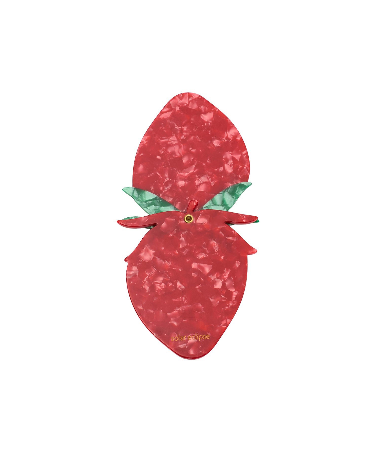 SOLAR ECLIPSE/HAND-PAINTED COMPACT MIRROR