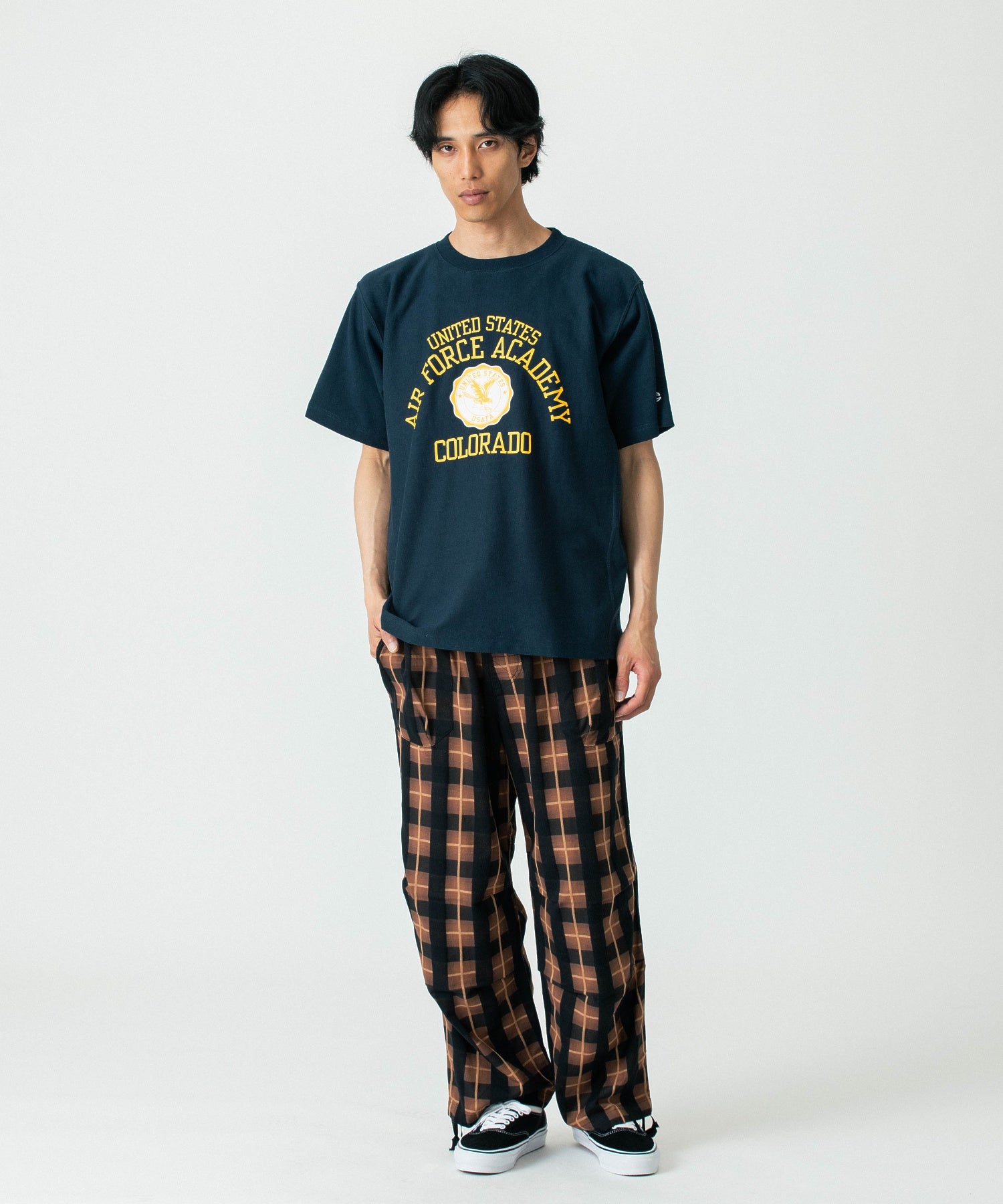 CHAMPION/チャンピオン/S/S COLLEGE LOGO/C3-B304