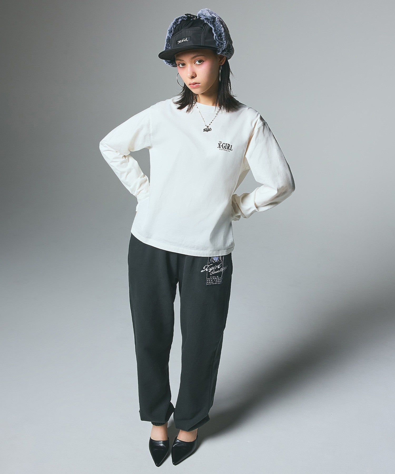FACE BOX PATCH SWEAT PANTS