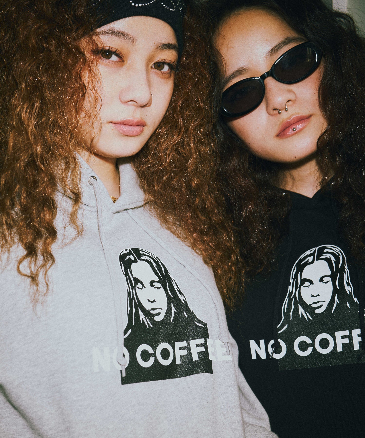 X-girl x NO COFFEE SWEAT HOODIE