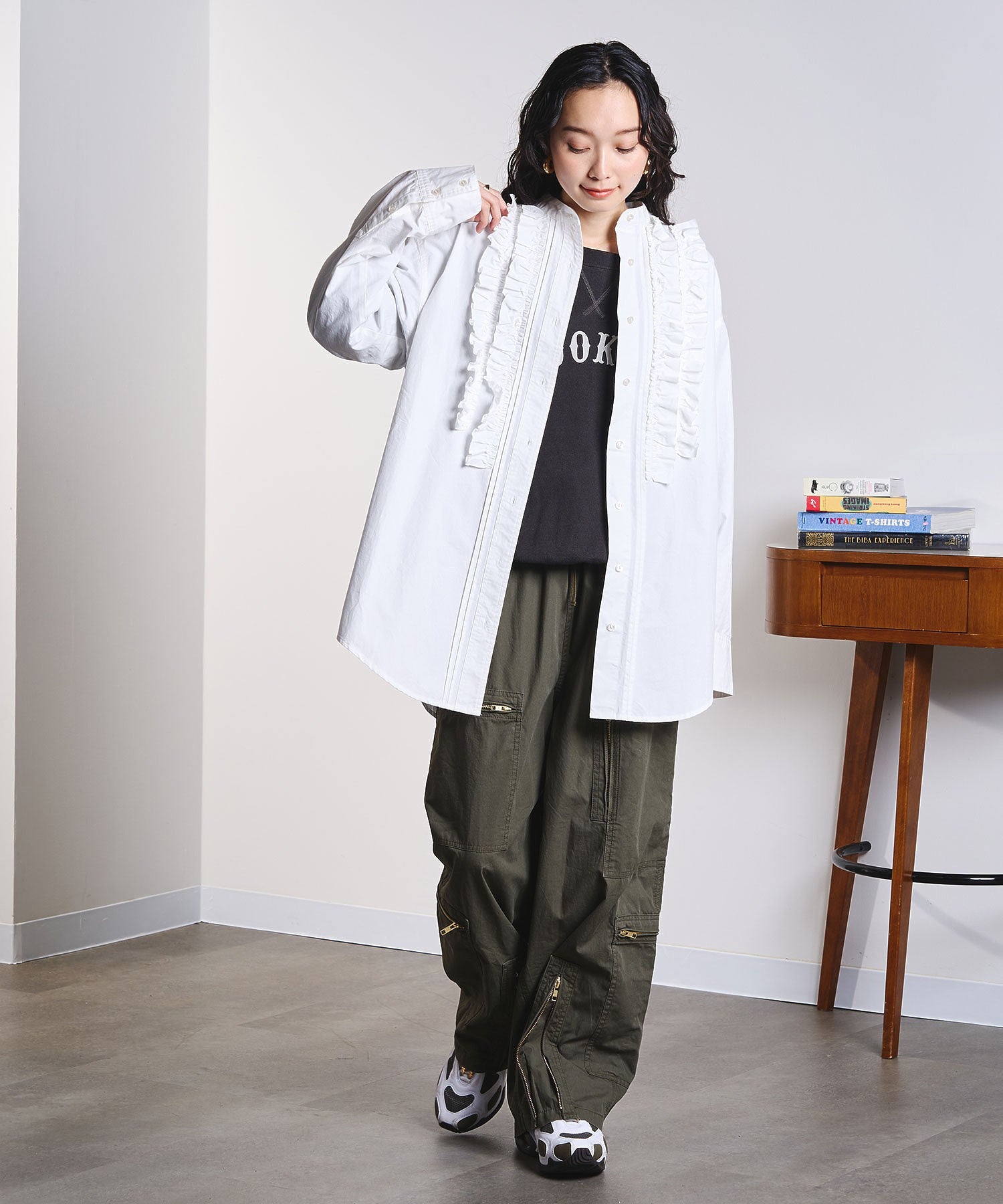 model:161cm 着用サイズ:ONE SIZE