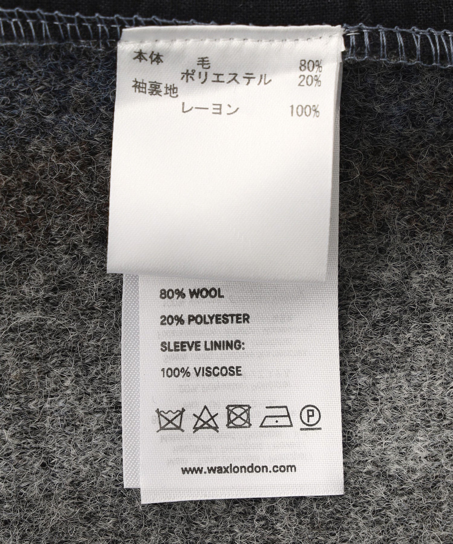 WAX LONDON/ワックスロンドン/NOLAN OVERSHIRT | WOOL CHECK AW25-OSH-NOL-BZF-GBL