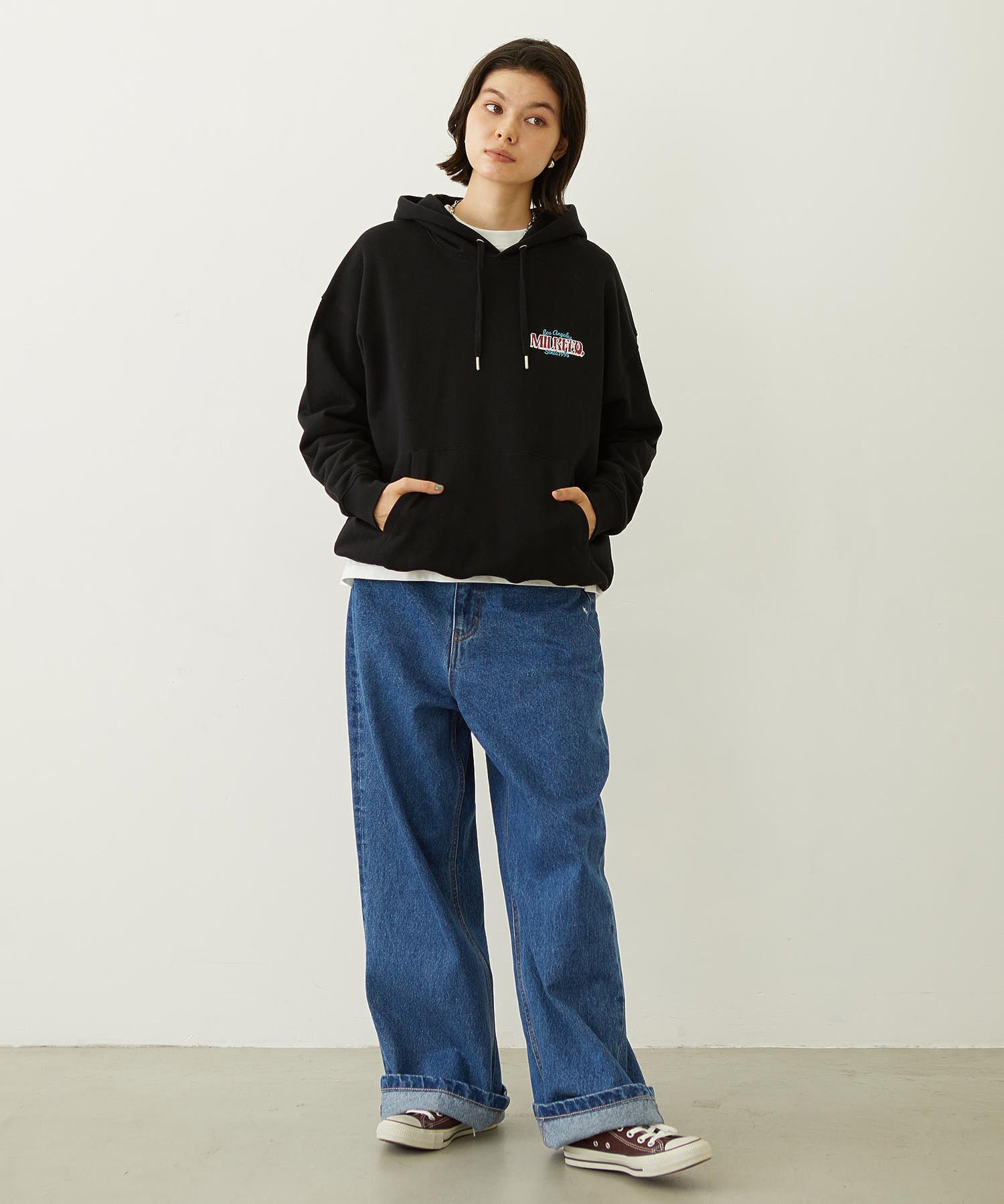 DOODLE LOGO SWEAT HOODIE