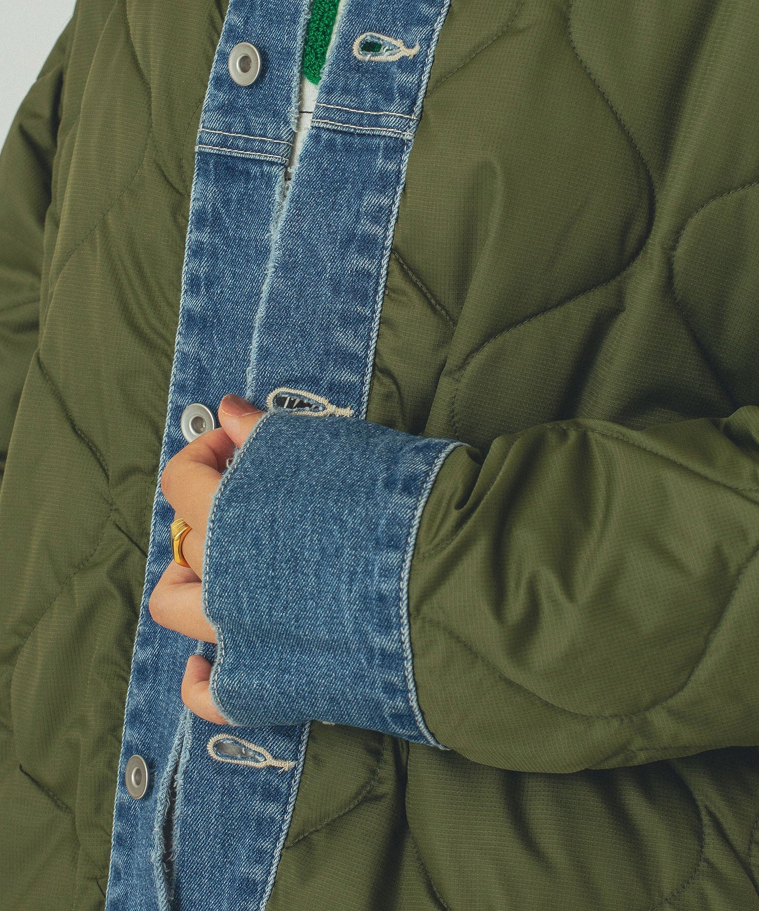 GENE HEAVENS/DENIM x QUILTING JACKET