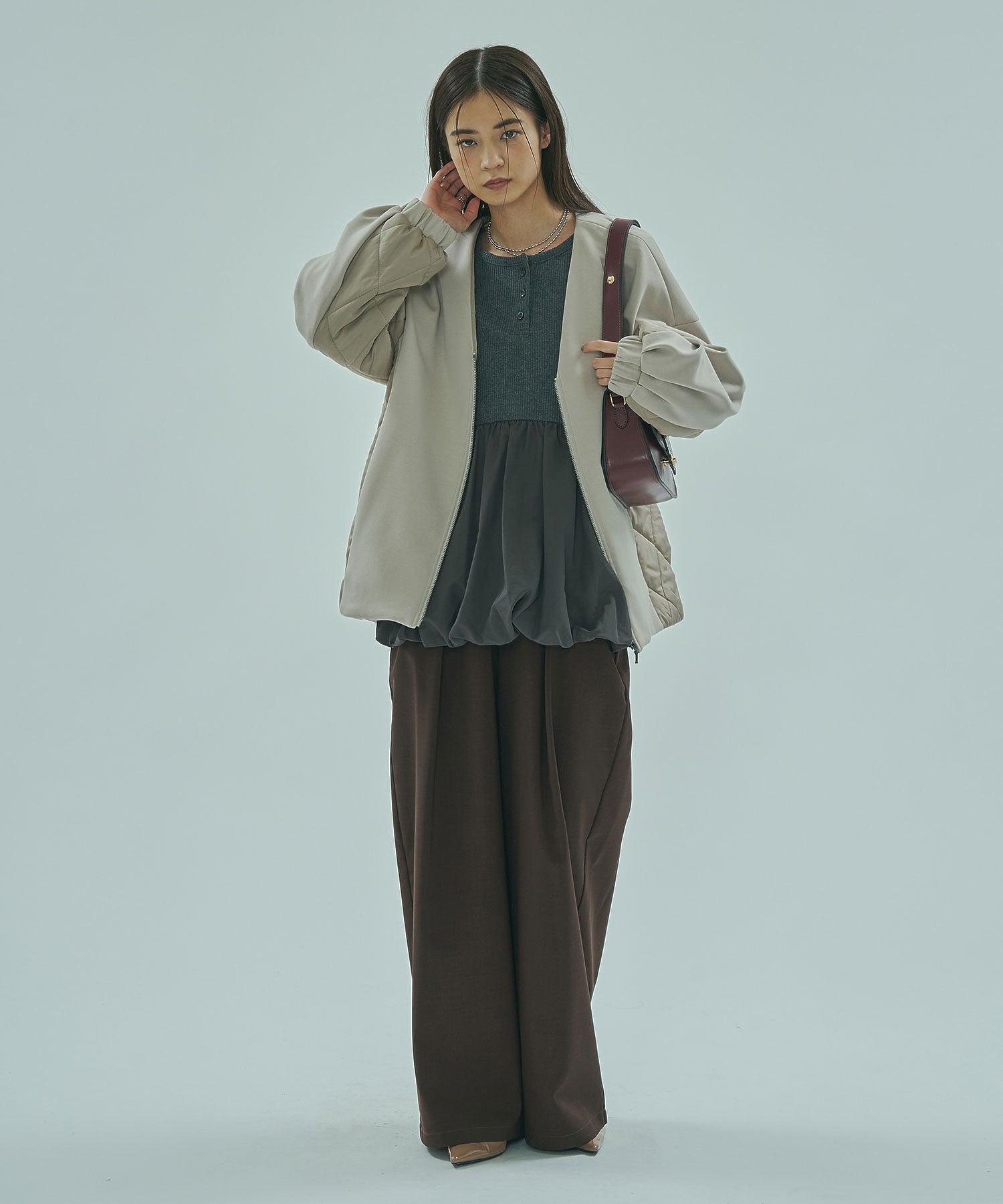 model:160cm 着用サイズ:ONE SIZE