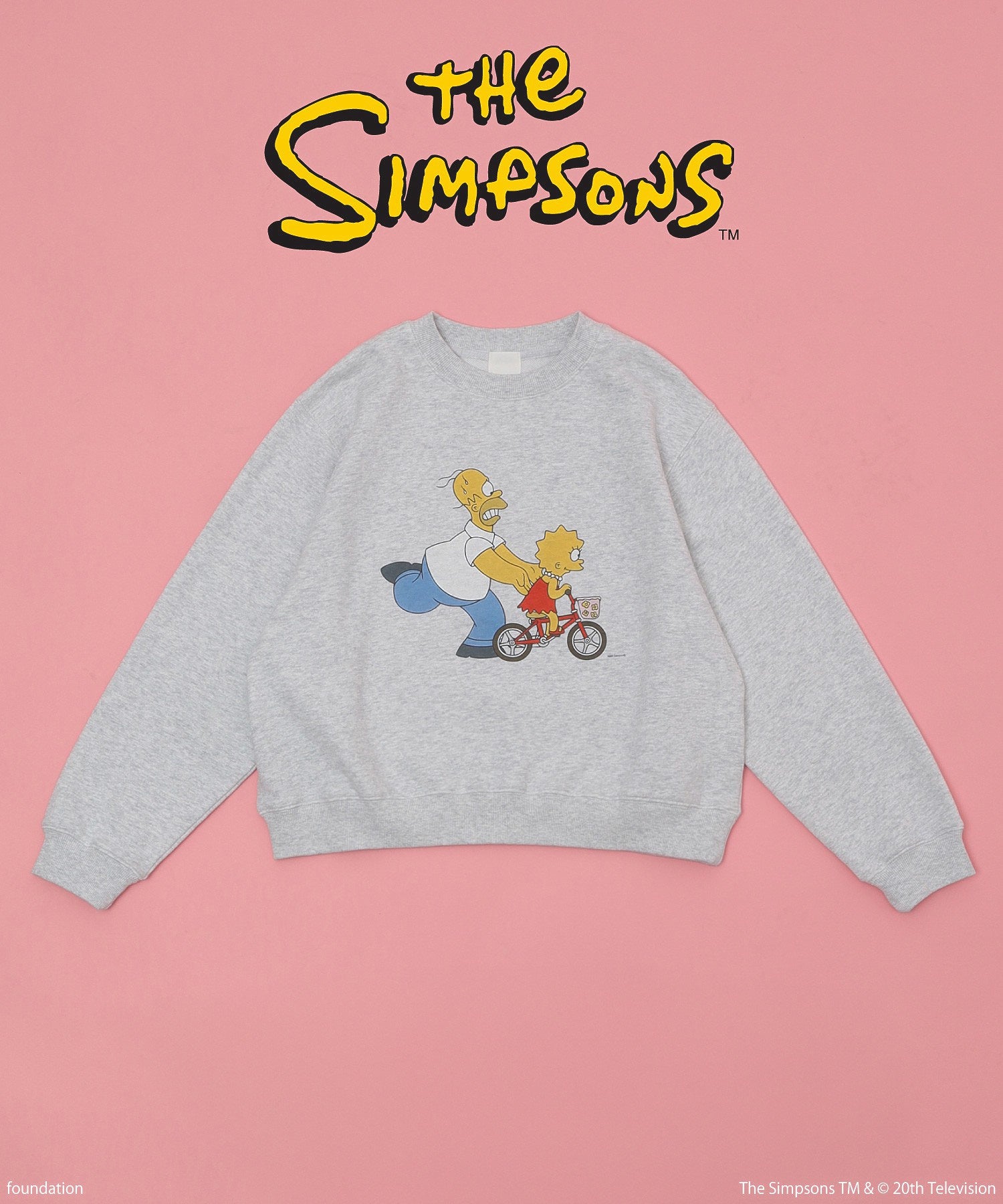 THE SIMPSONS / CROPPED SWEAT