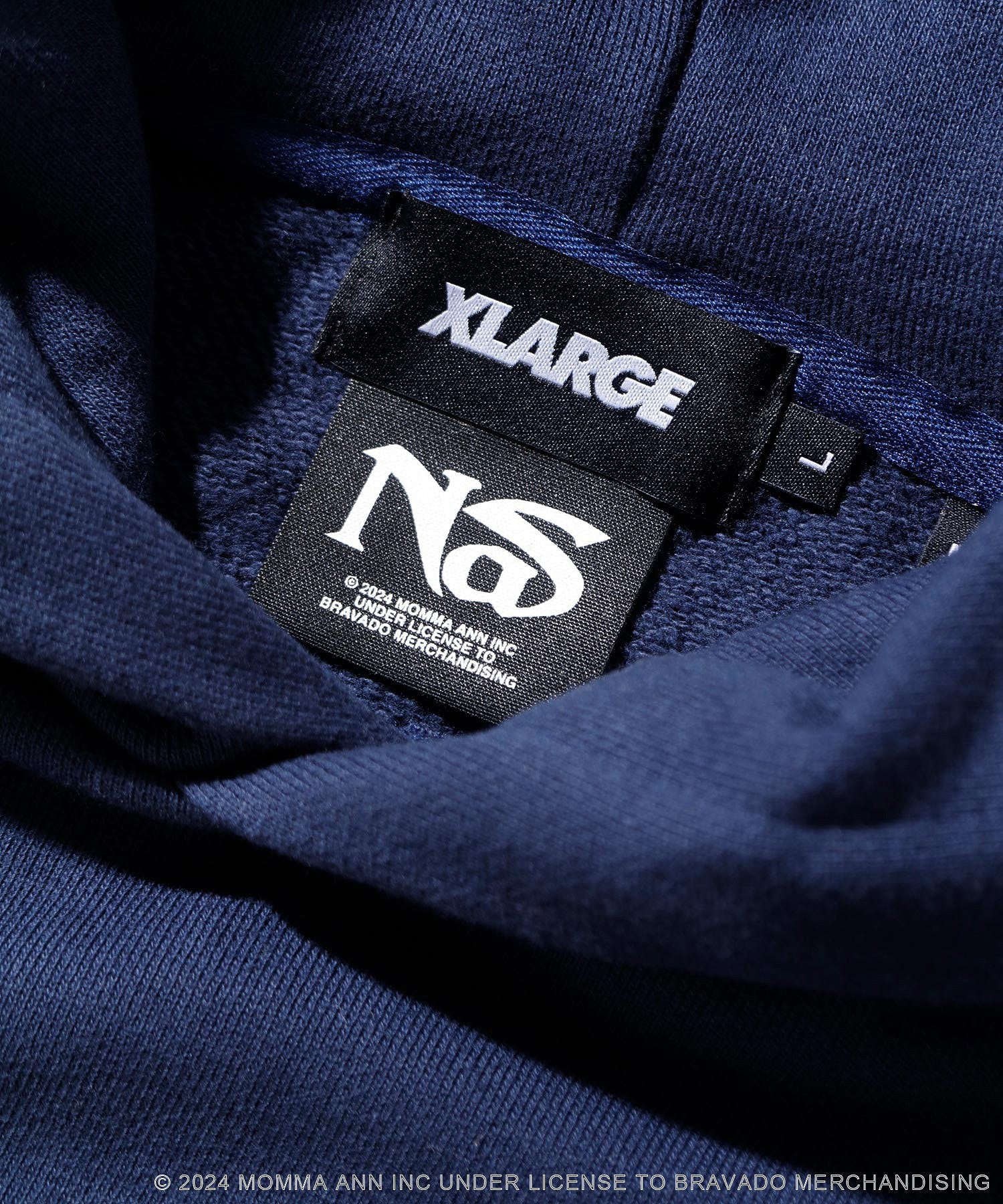 XLARGE × NAS PHOTO HOODED SWEATSHIRT