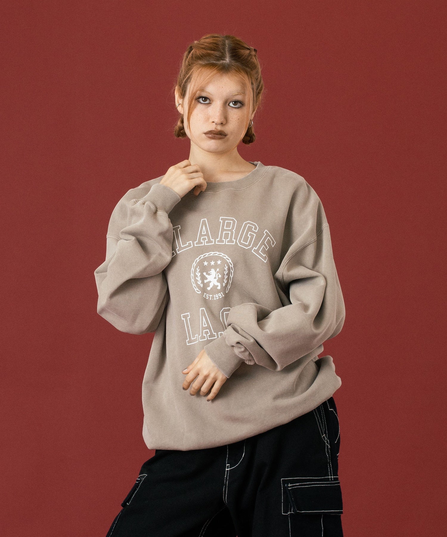 MODEL 身長170cm / 着用サイズ：Lサイズ