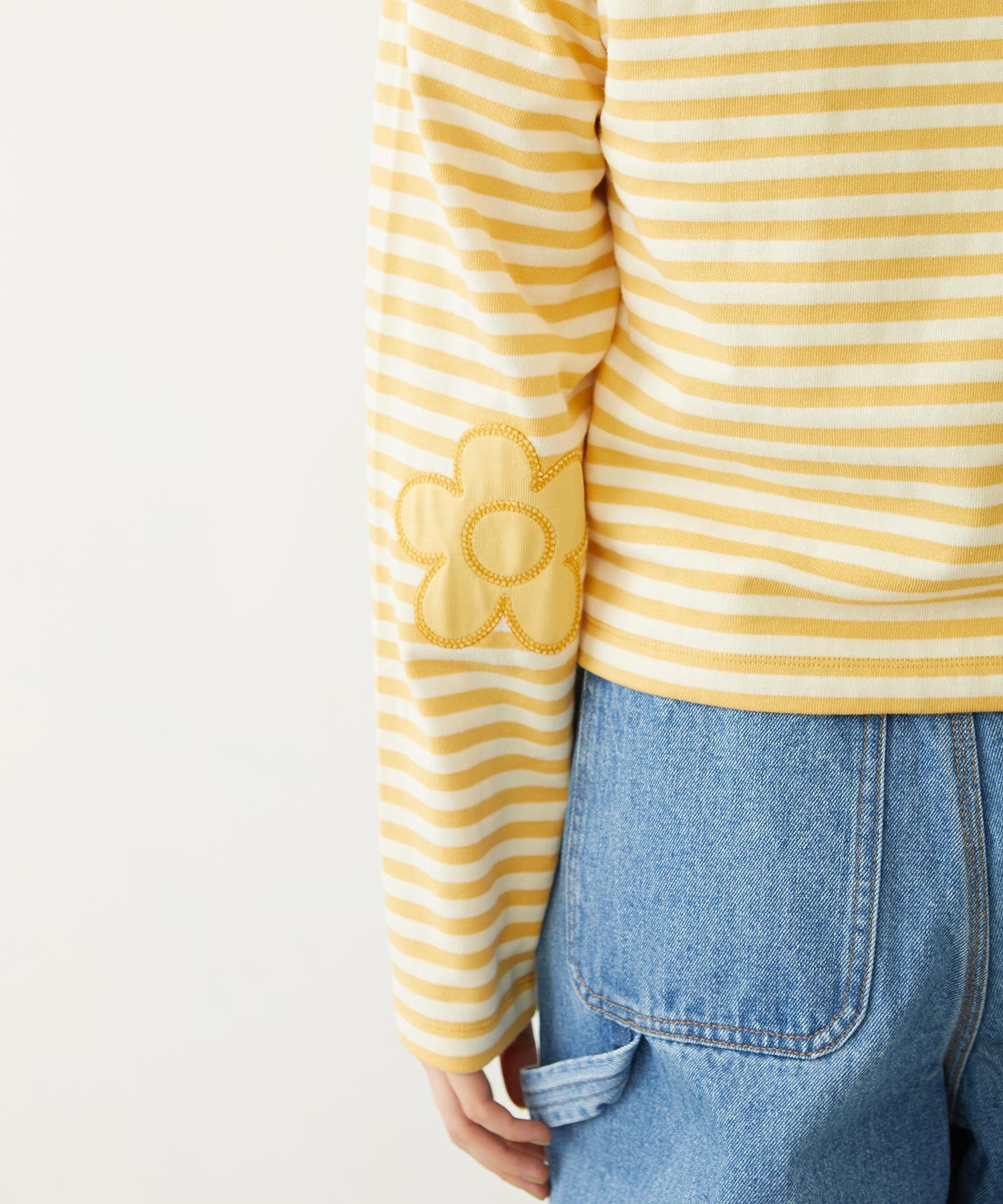 FLOWER ELBOW CARDIGAN