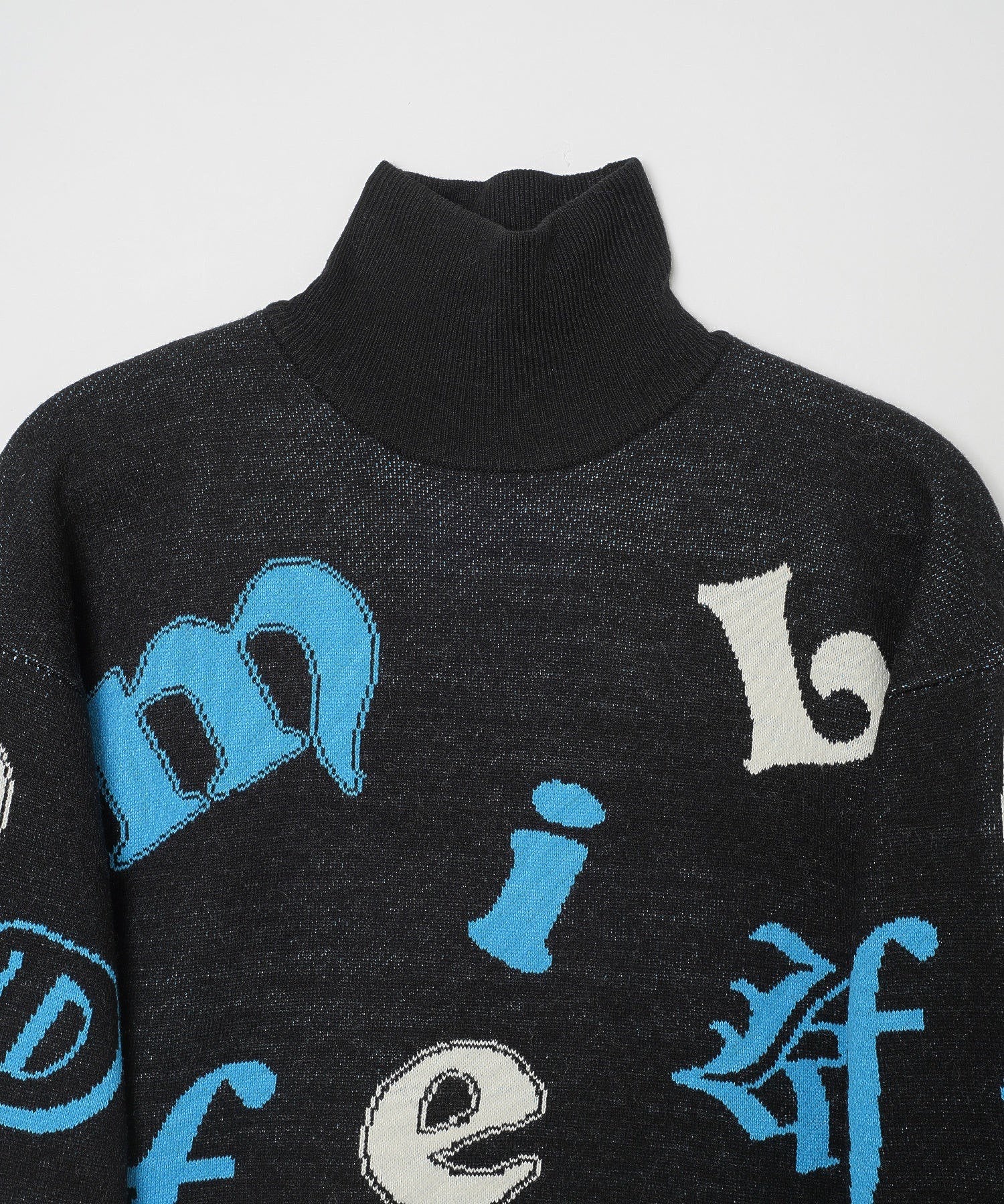 JACQUARD LOGO KNIT TOP MILKFED.