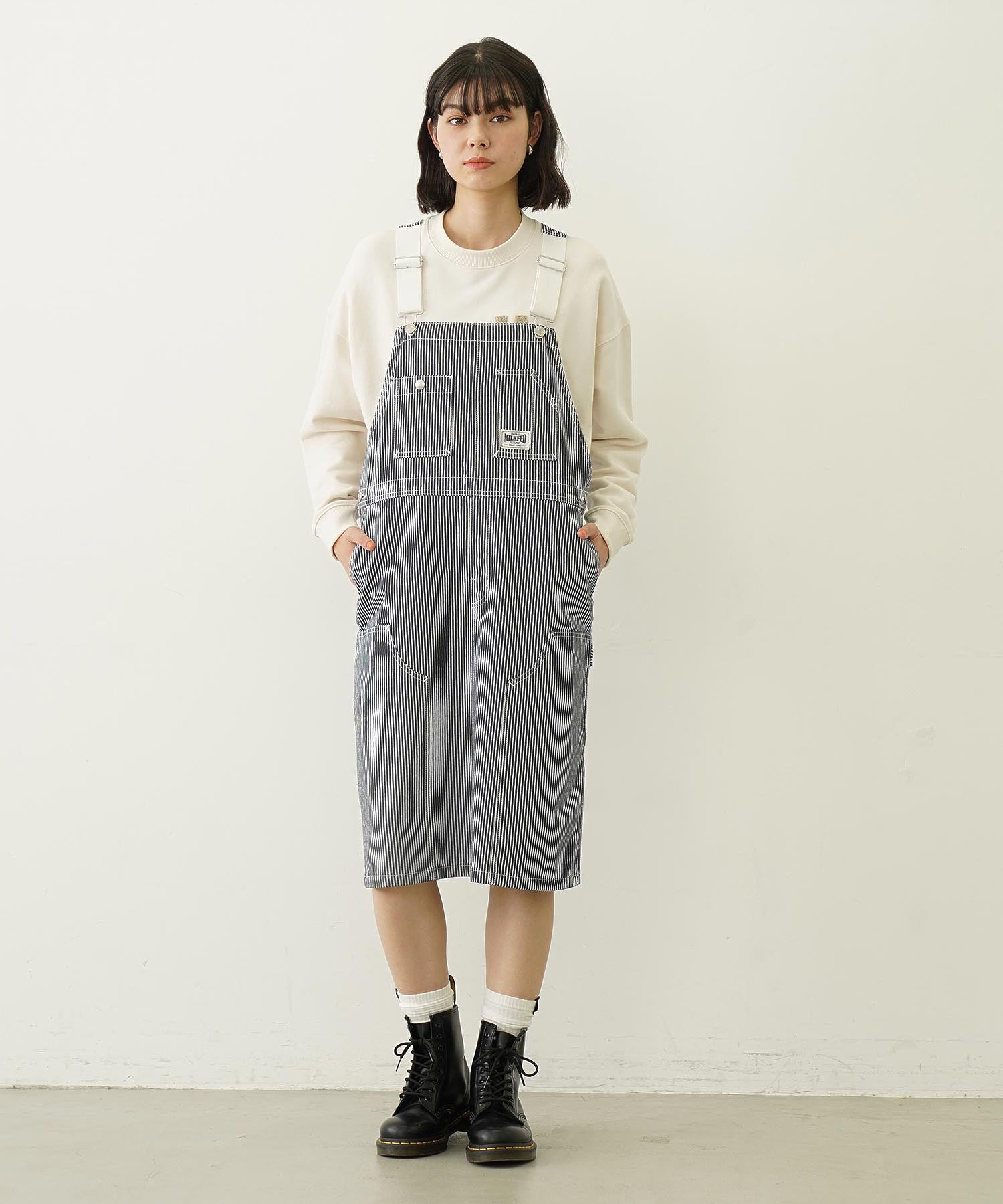 WORK STYLE SALOPETTE SKIRT