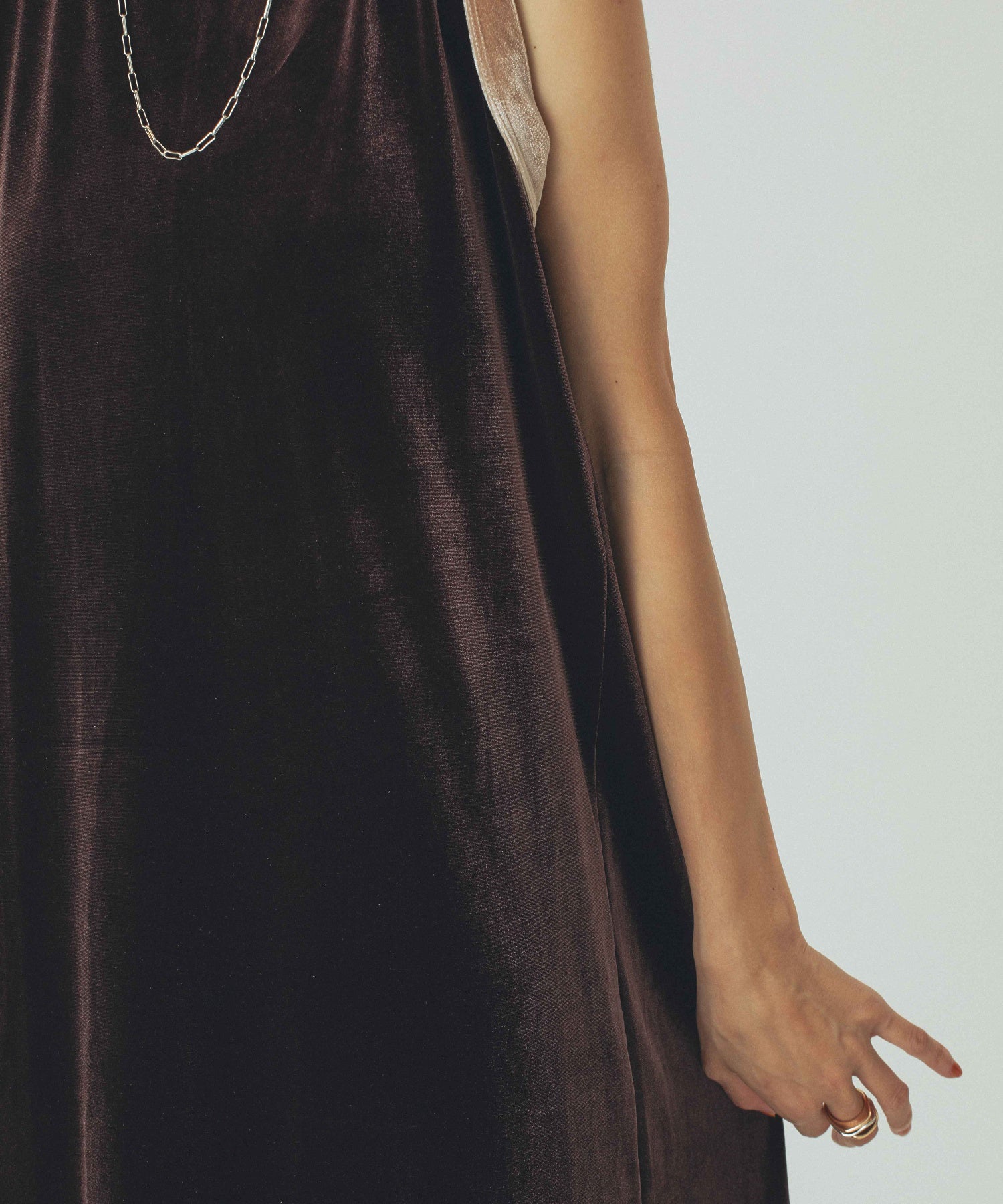 VELOUR TANK DRESS